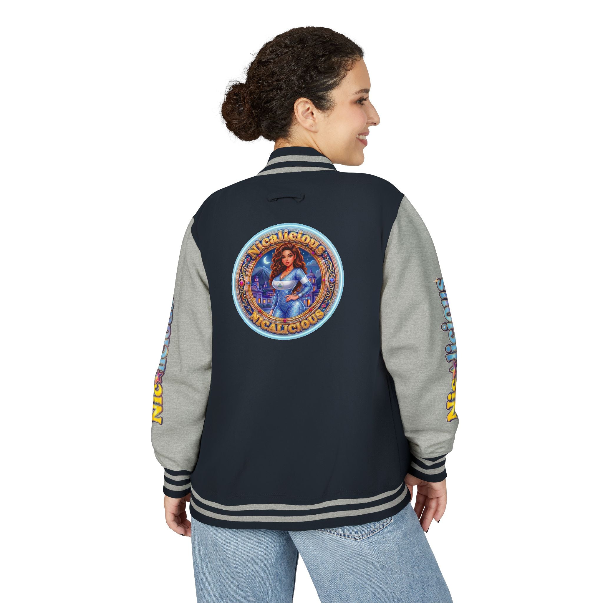 "Nicalicious" Letterman Jacket — Retro Varsity Jacket
