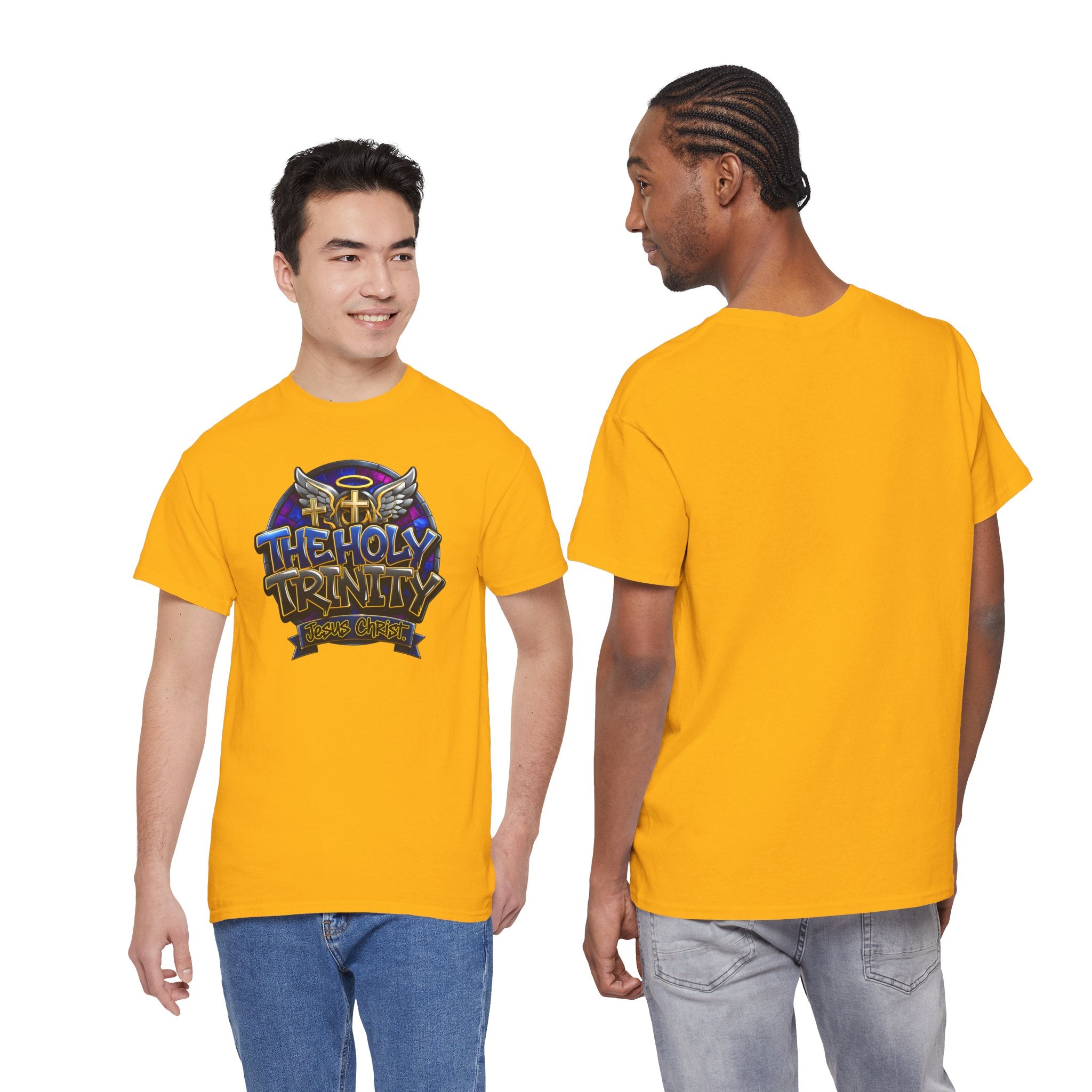 The Holy Trinity Tee — Christian Faith Graphic T-Shirt