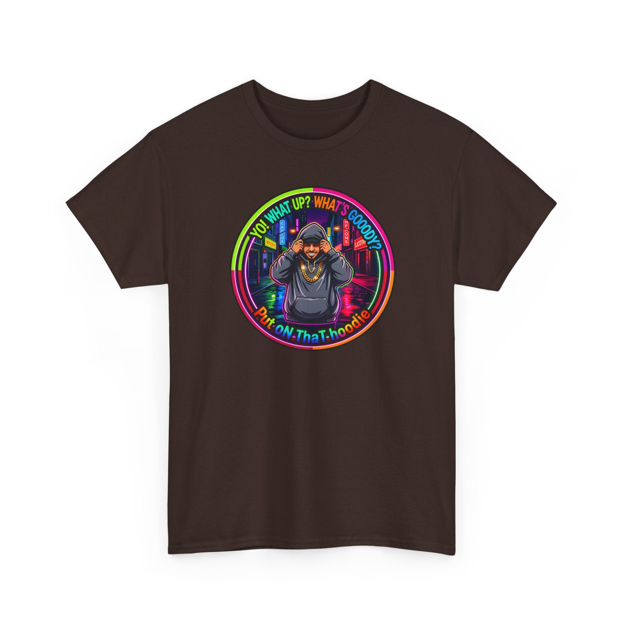 Men's T-Shirt Graphic- "Yo! What's up?  What's Goooody?"
