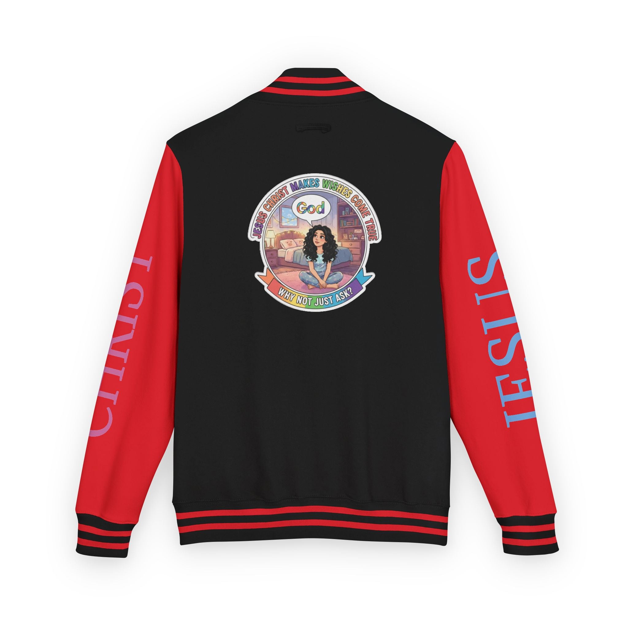 Spiritual Soul Seeker – "Why not just ask"  — Retro Gamer Club Varsity Jacket