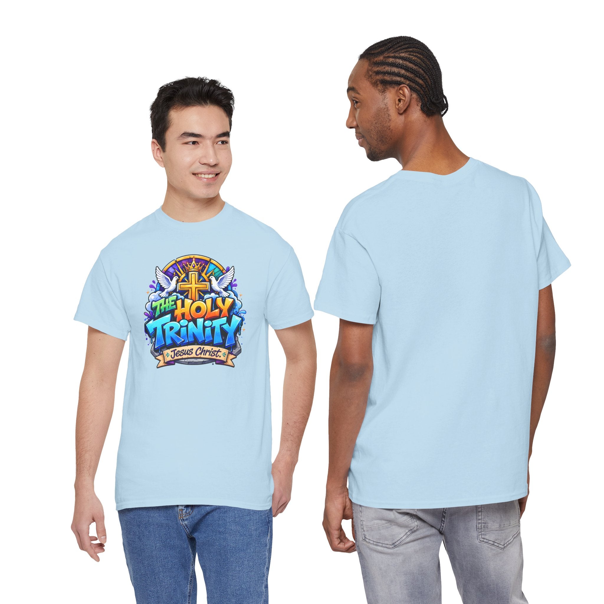 Christian Tee - "The Holy Trinity" Church Youth Graphic T-Shirt