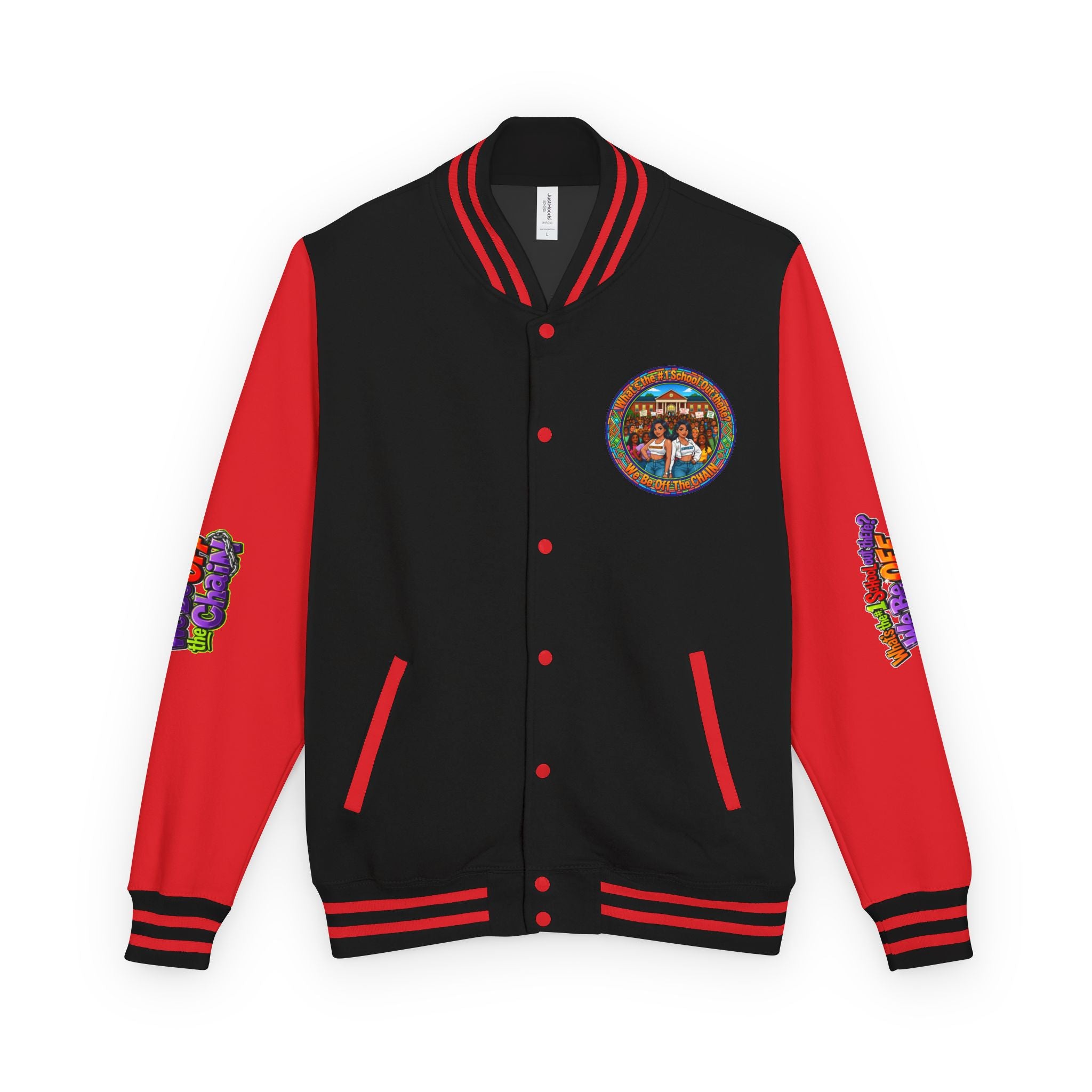 Letterman Jacket — Retro High School Crew Design (We’ll Be Off the Chain)