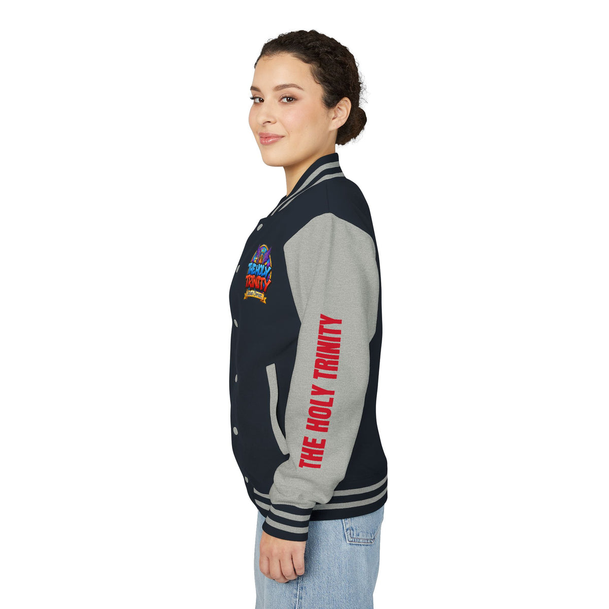 Letterman Jacket — "The Holy Trinity" Christian Varsity Jacket
