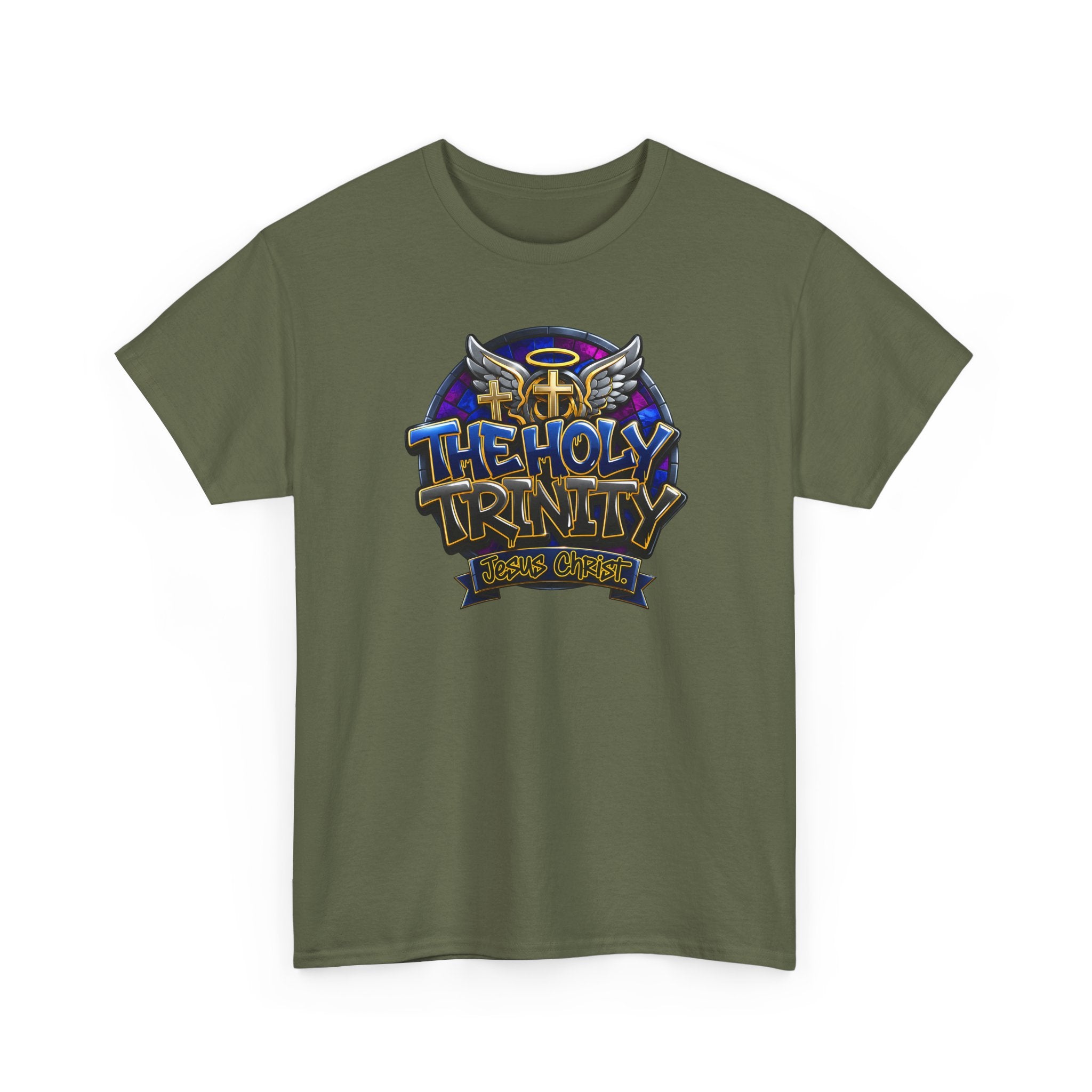 The Holy Trinity Tee — Christian Faith Graphic T-Shirt