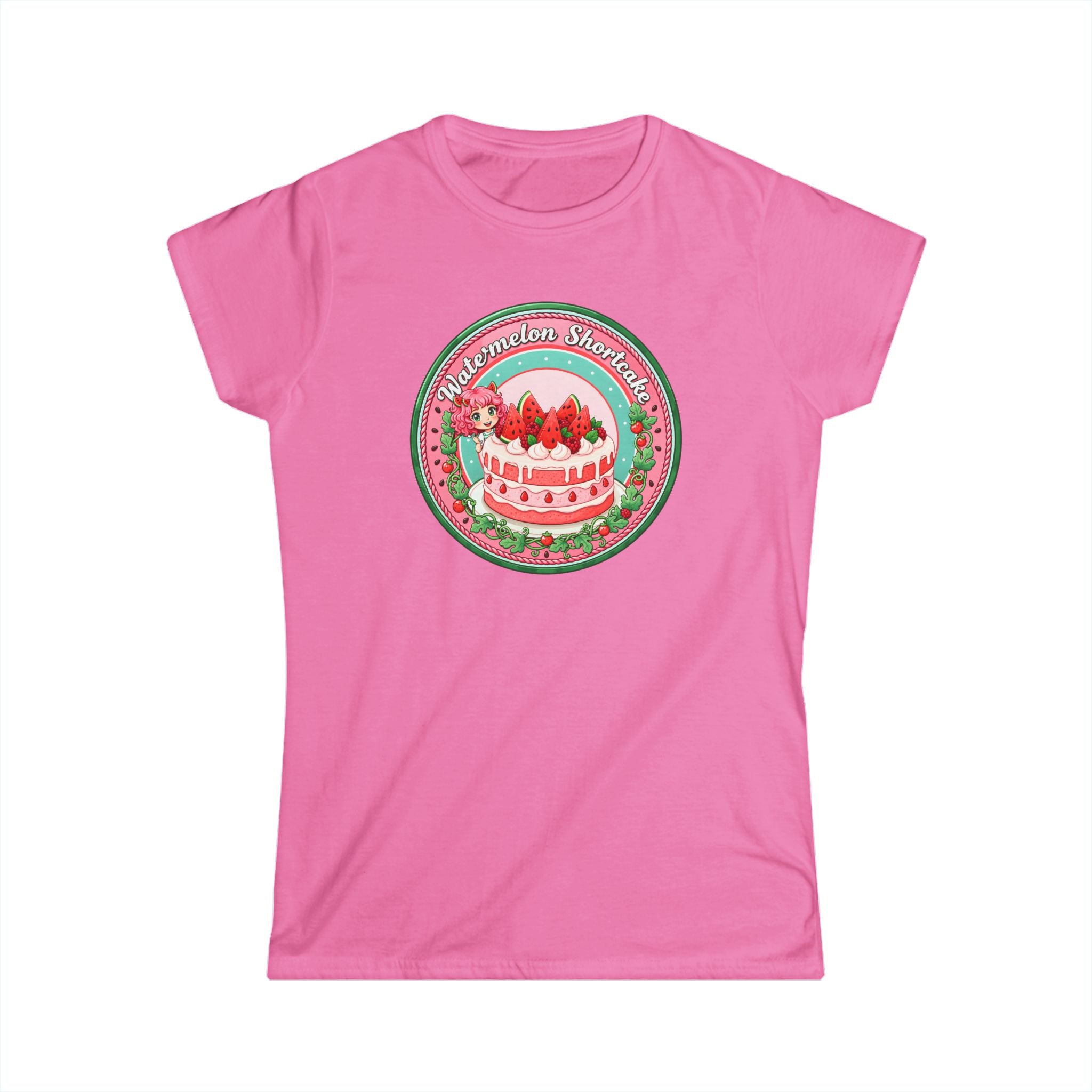 "Watermelon Shortcake" Vintage Badge T-Shirt