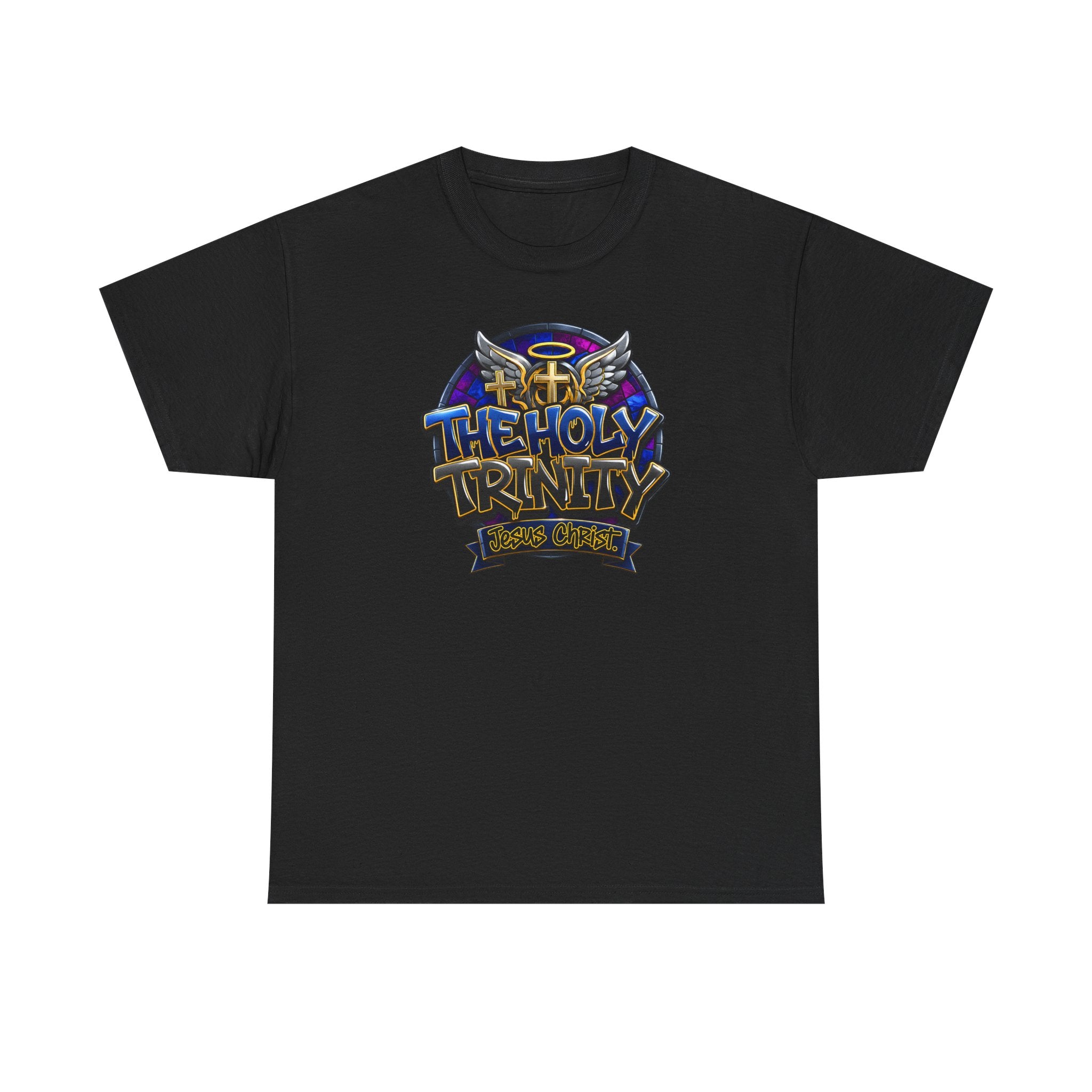 The Holy Trinity Tee — Christian Faith Graphic T-Shirt