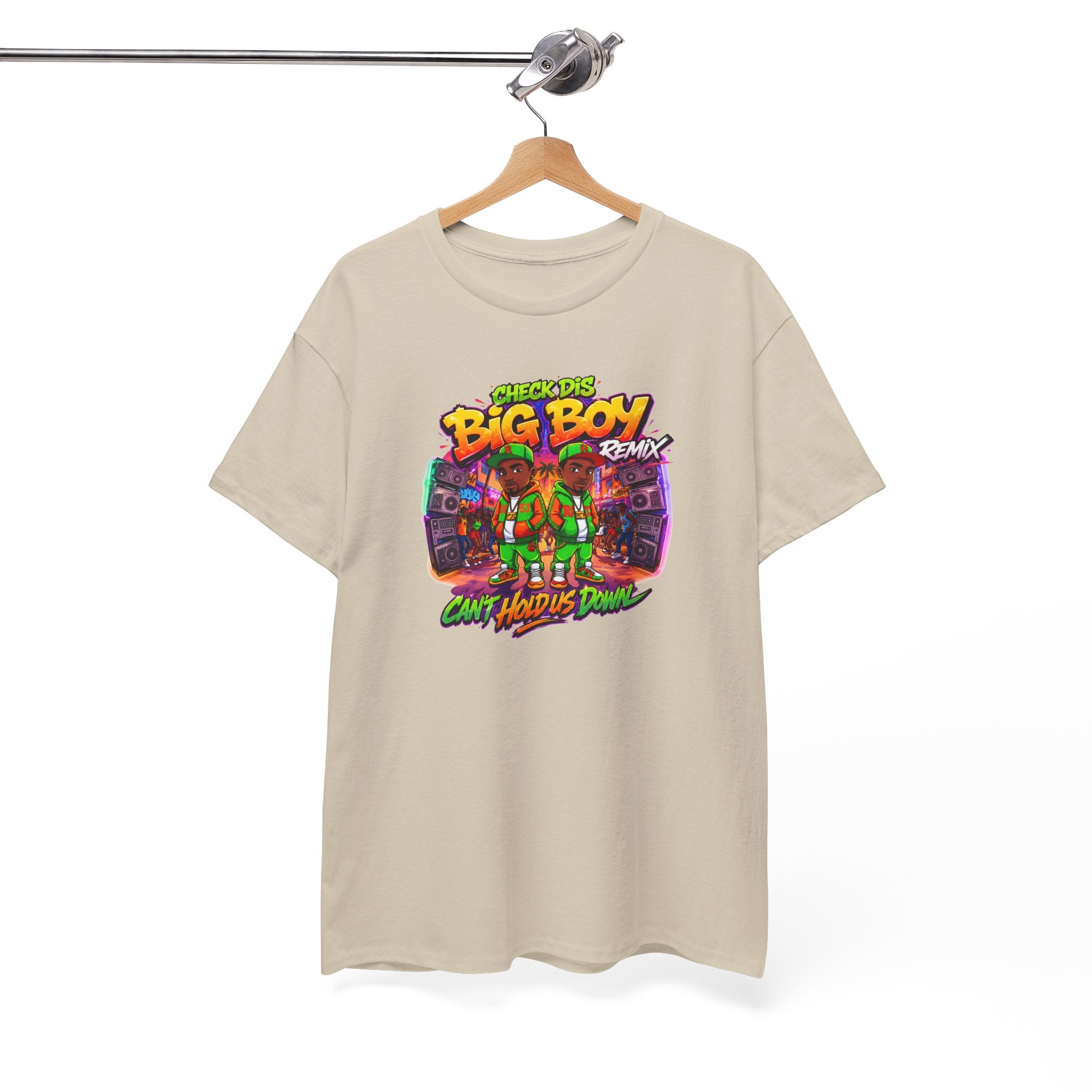 T-Shirt — " Check Dis Big Boy Remix" Retro Arcade Graphic Tee
