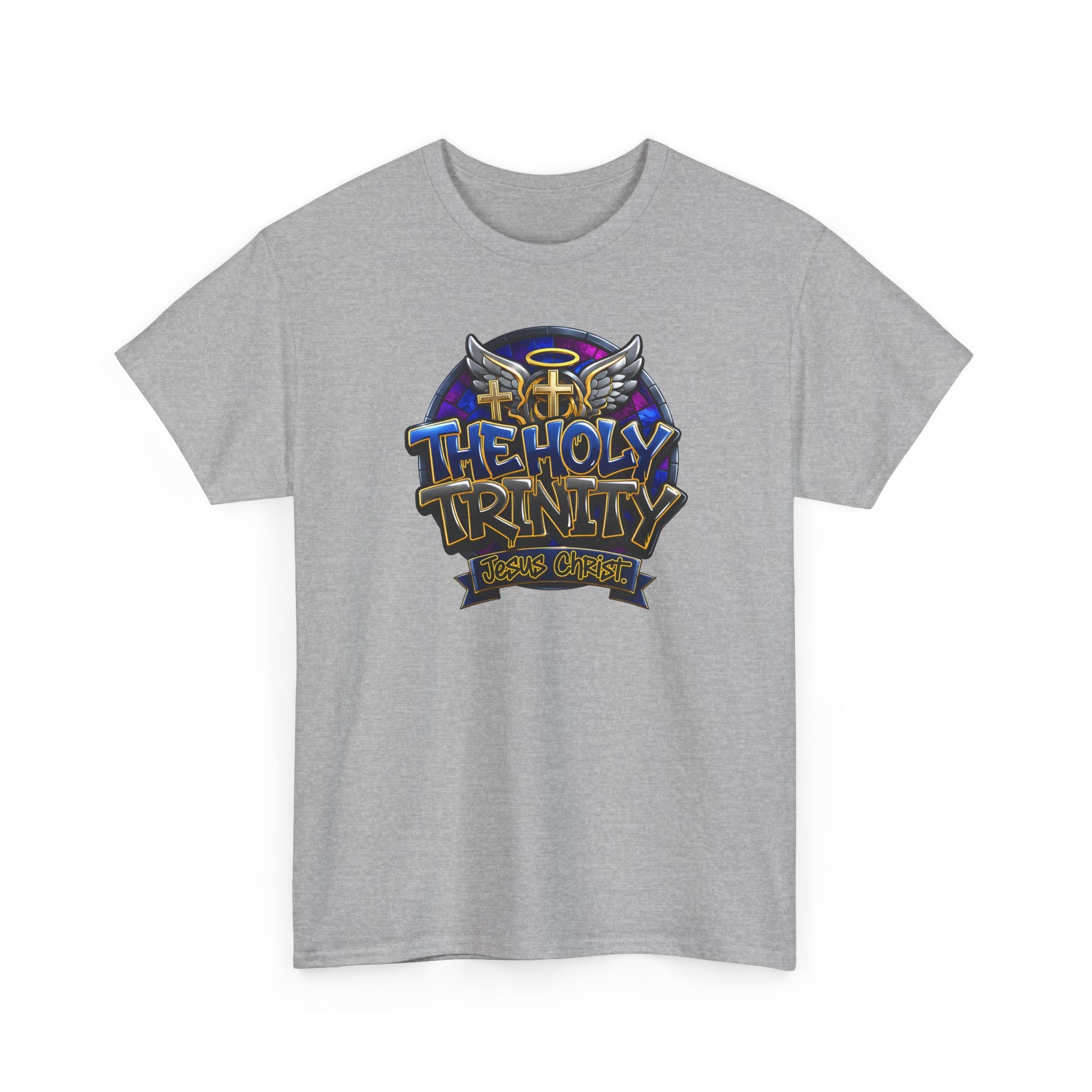 The Holy Trinity Tee — Christian Faith Graphic T-Shirt