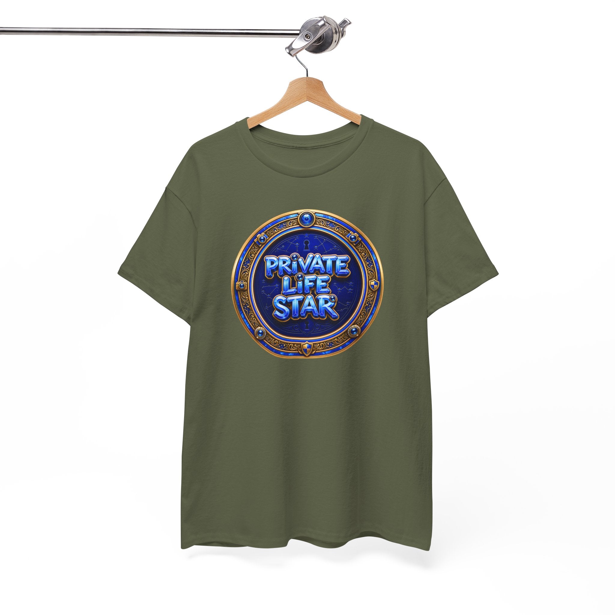 "Private Life Star" T-Shirt — Retro Badge Graphic Tee