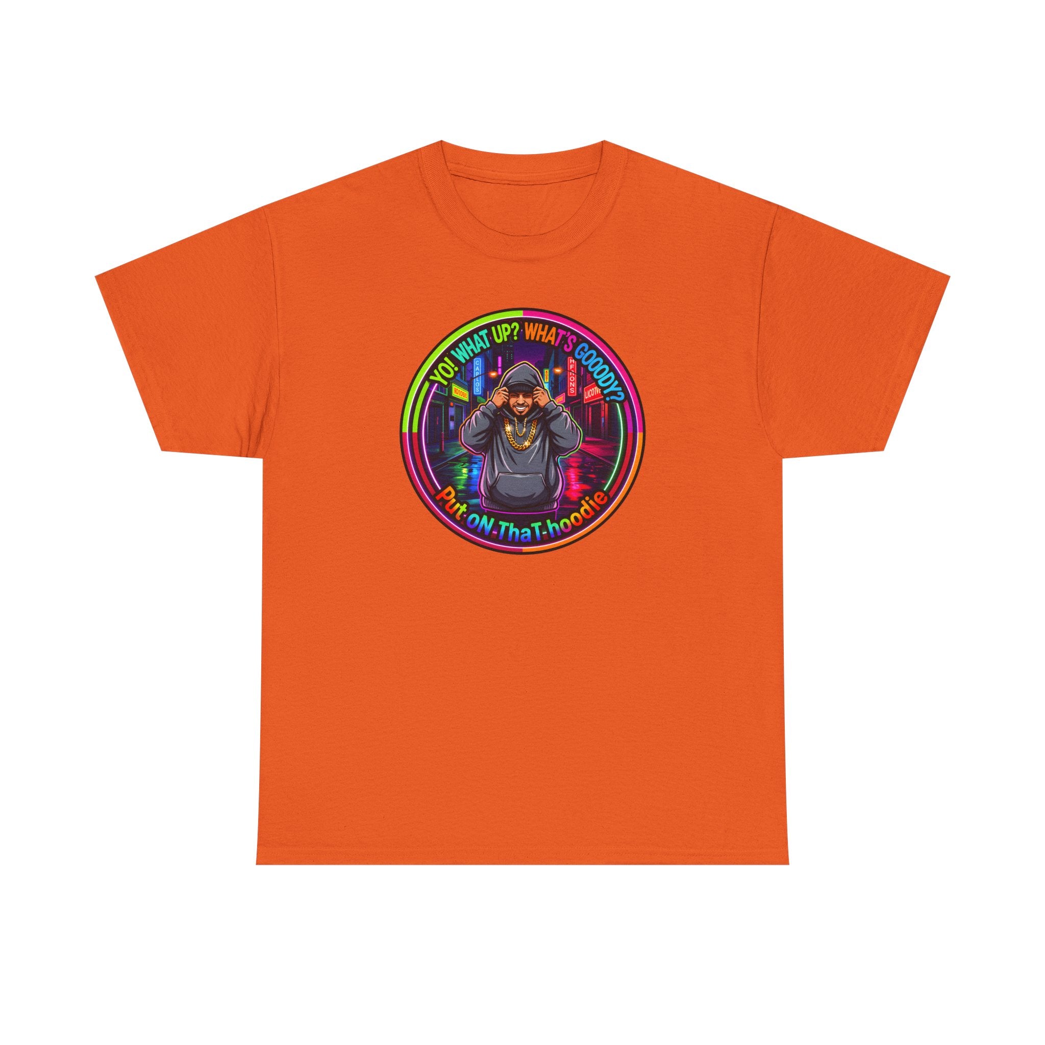 Men's T-Shirt Graphic- "Yo! What's up?  What's Goooody?"