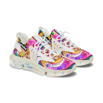 Mesh Sneakers — Colorful 'Star Fruit Shortcake' Anime Runner for Women