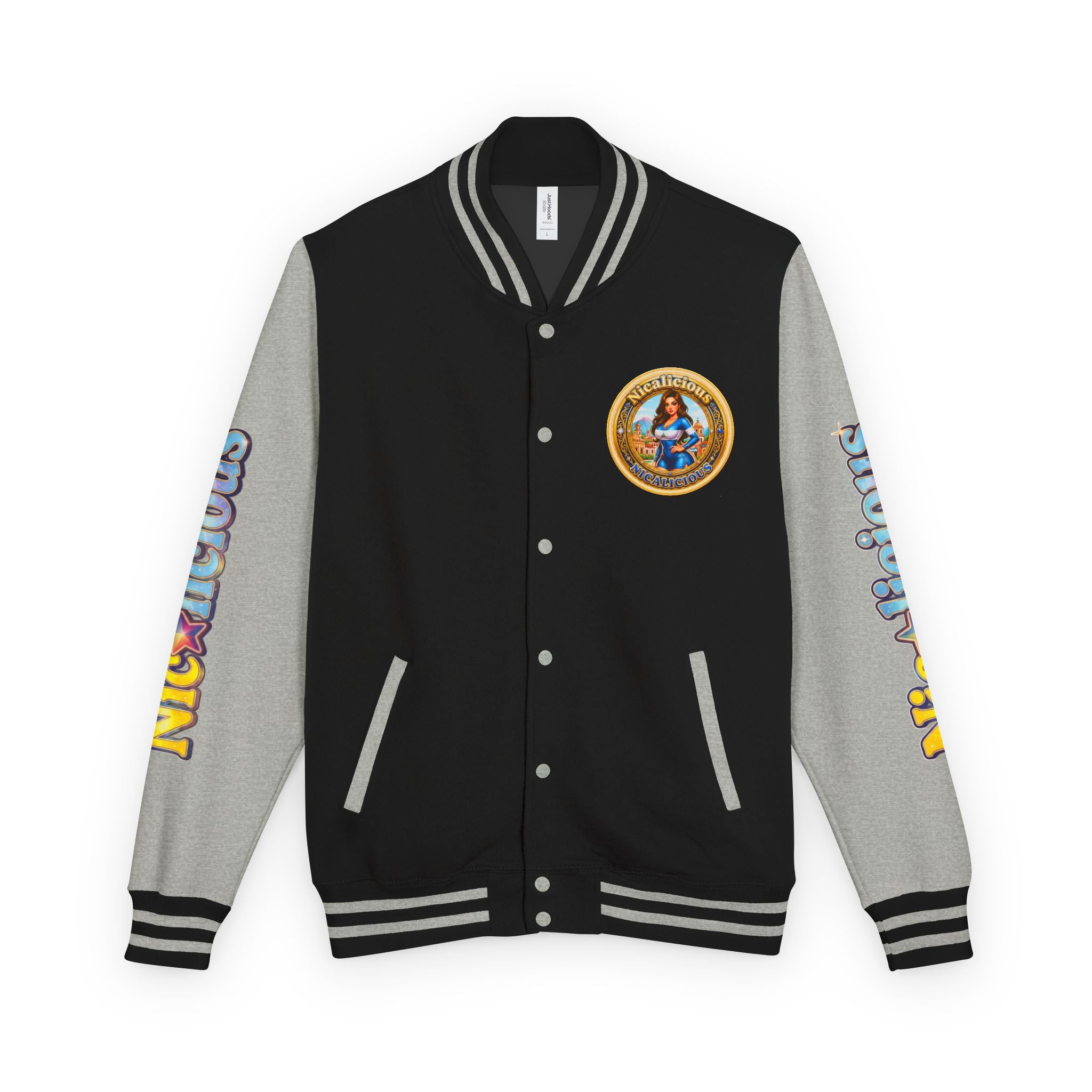 Letterman Jacket — 'Nicalicious' Retro Varsity Bomber