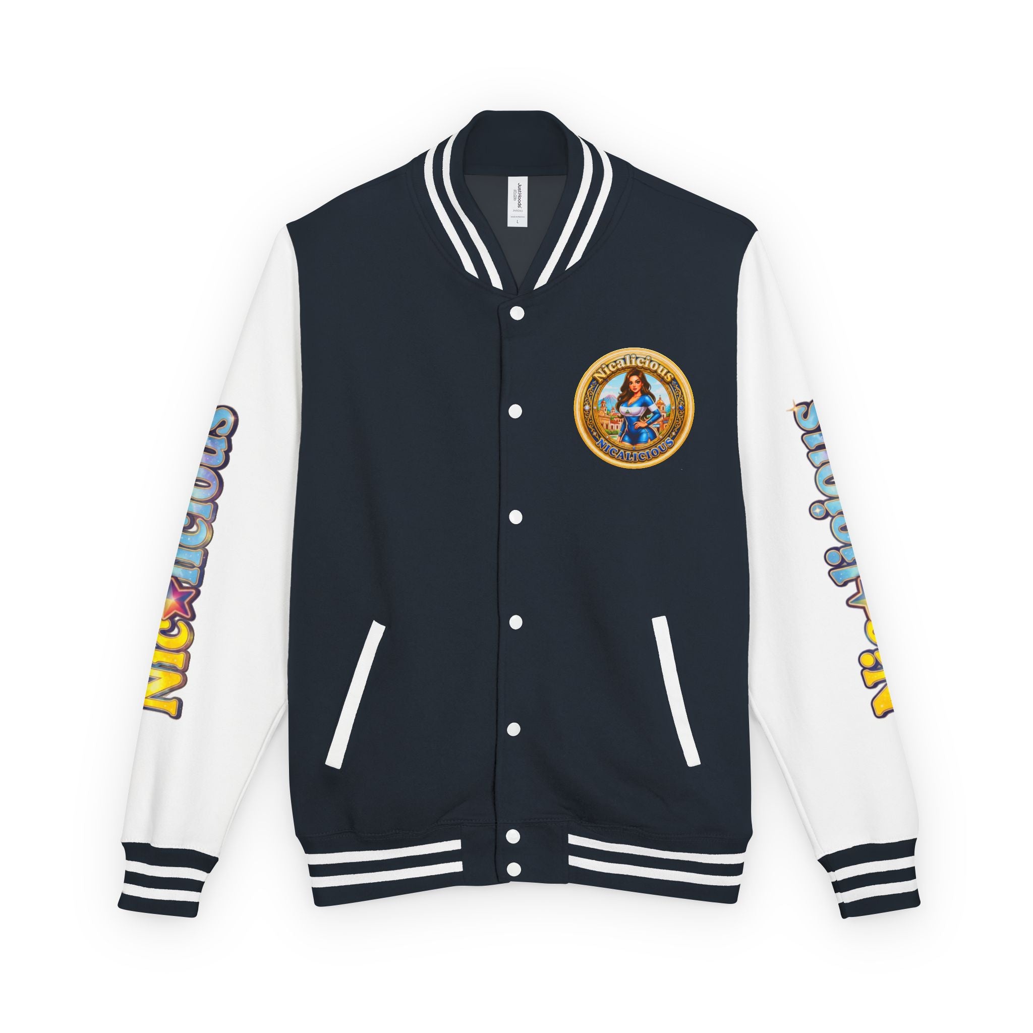 Letterman Jacket — 'Nicalicious' Retro Varsity Bomber