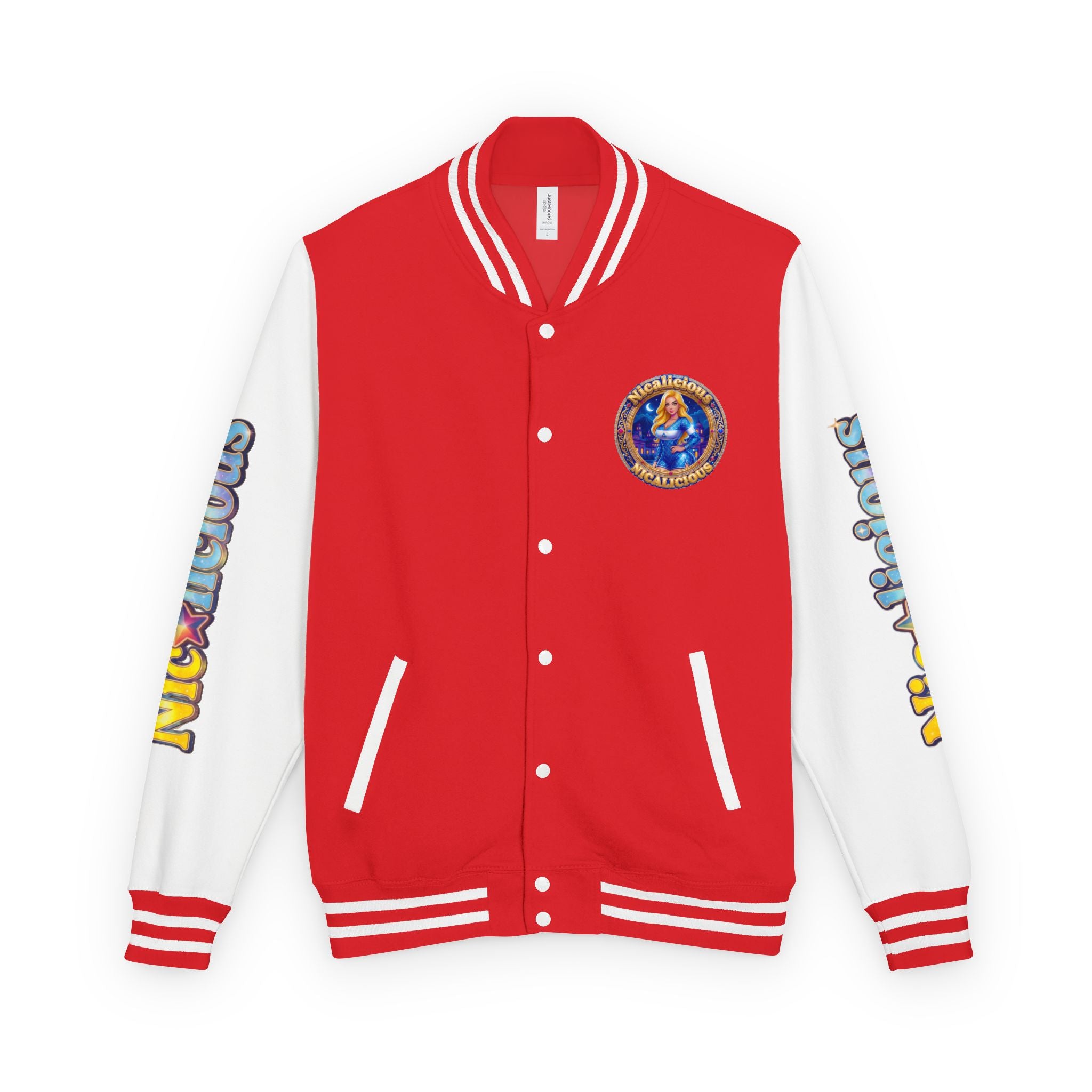 Letterman Jacket — "Nicalicious" Retro Crest Varsity Jacket
