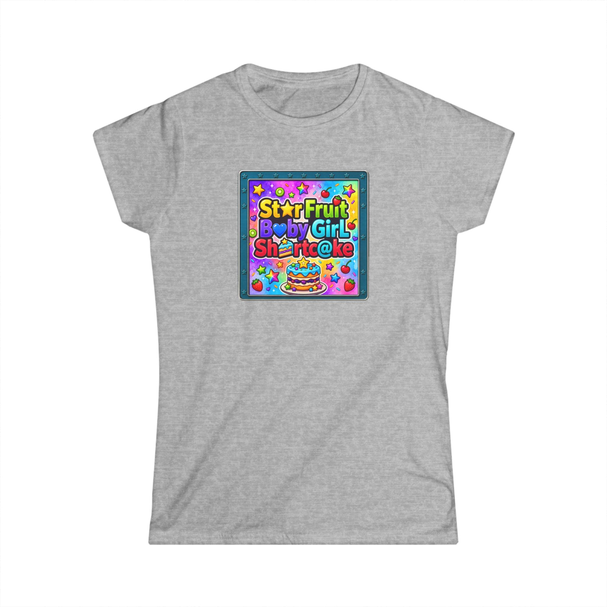 "Star Fruit Baby Girl" Tee — Colorful Starfruit Graphic T-Shirt