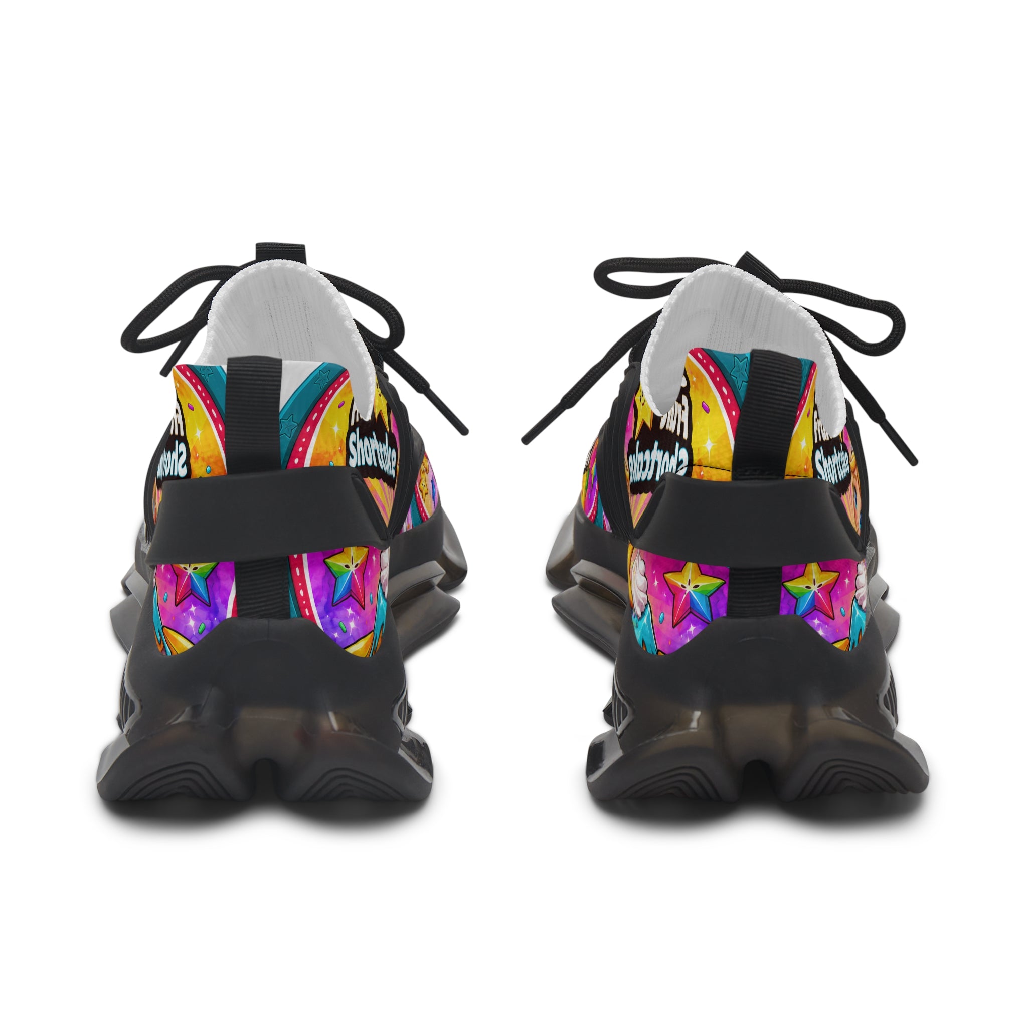 Mesh Sneakers — Colorful 'Star Fruit Shortcake' Anime Runner for Women