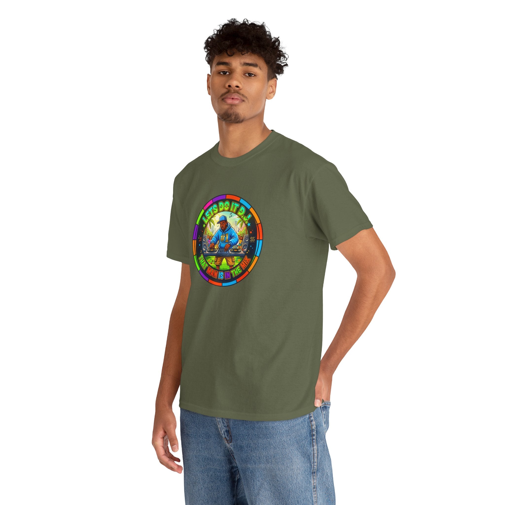 T-Shirt — "Let's Do It Dj!" Retro Camper Road Trip Graphic Tee