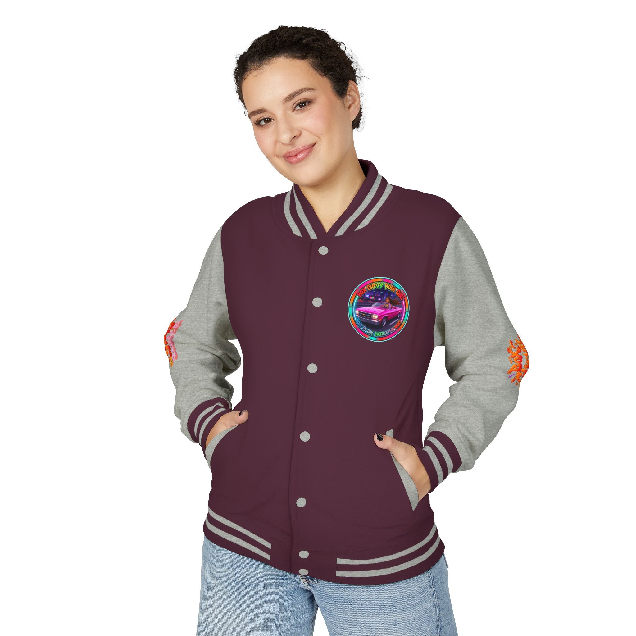 Letterman Jacket "Box Chevy Boss Girl"