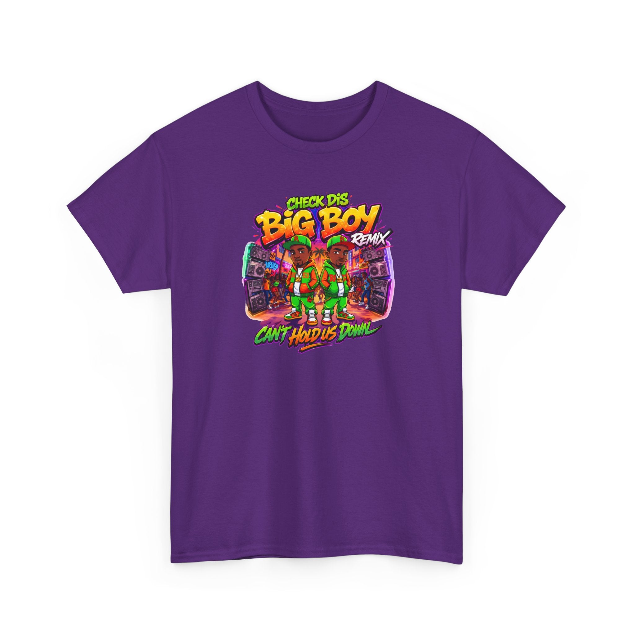 T-Shirt — " Check Dis Big Boy Remix" Retro Arcade Graphic Tee