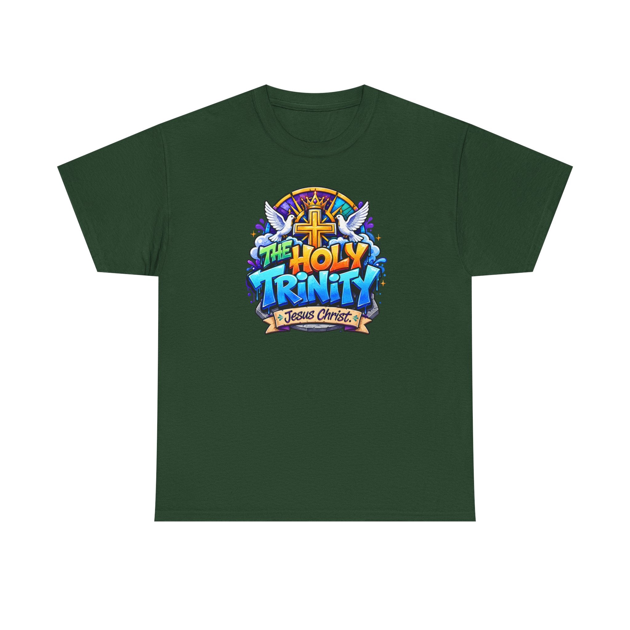 Christian Tee - "The Holy Trinity" Church Youth Graphic T-Shirt