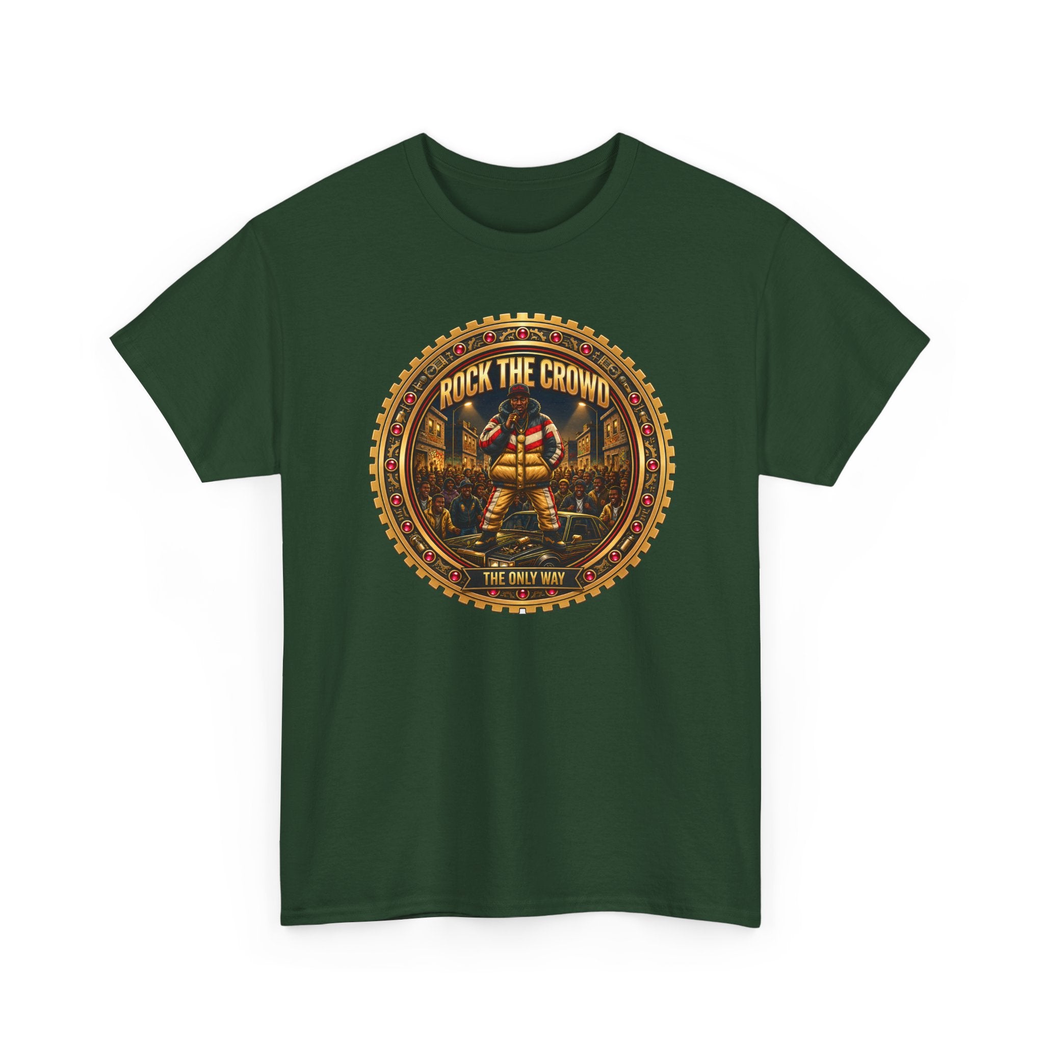 "Rock the Crowd" Tee — Vintage Concert Graphic Shirt