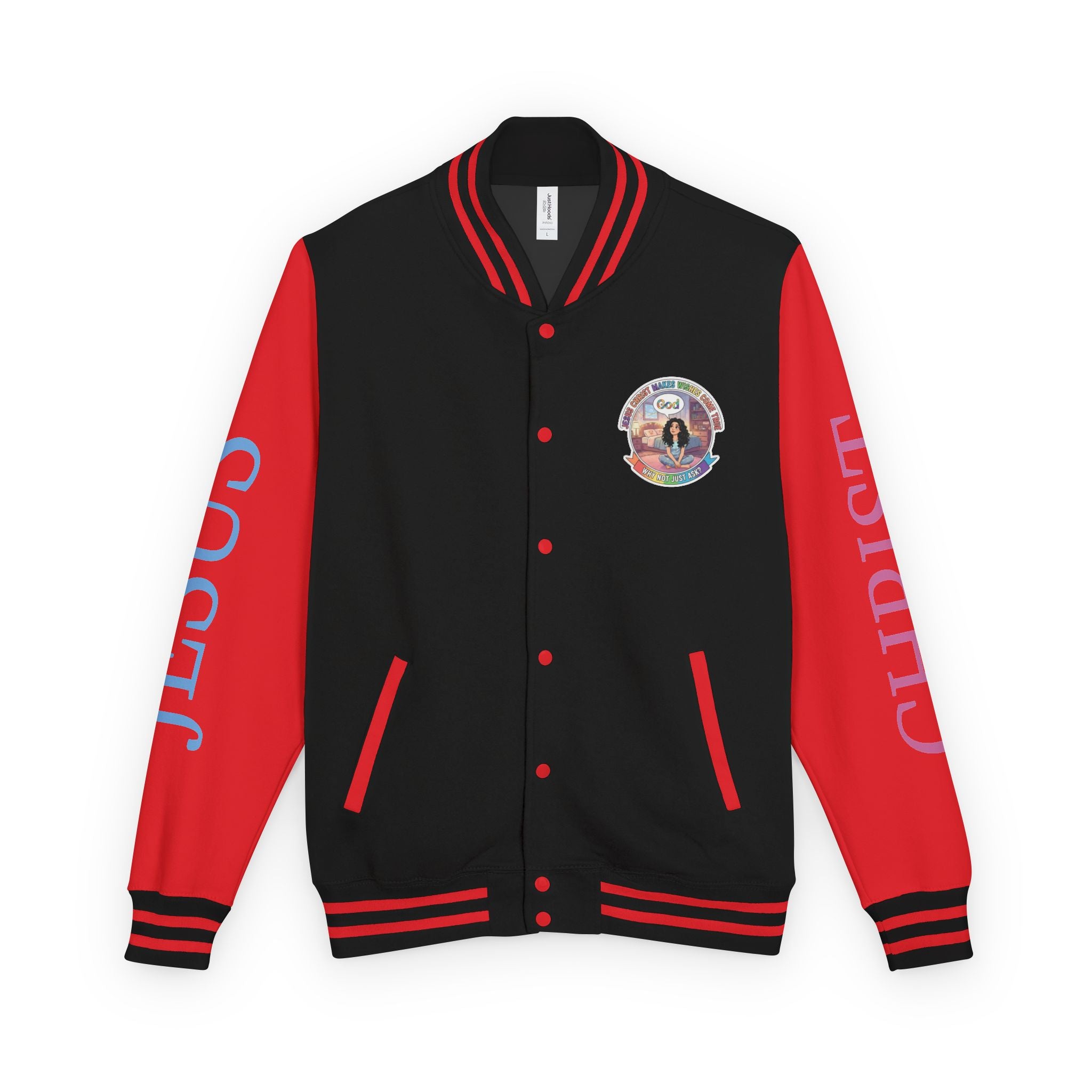 Spiritual Soul Seeker – "Why not just ask"  — Retro Gamer Club Varsity Jacket