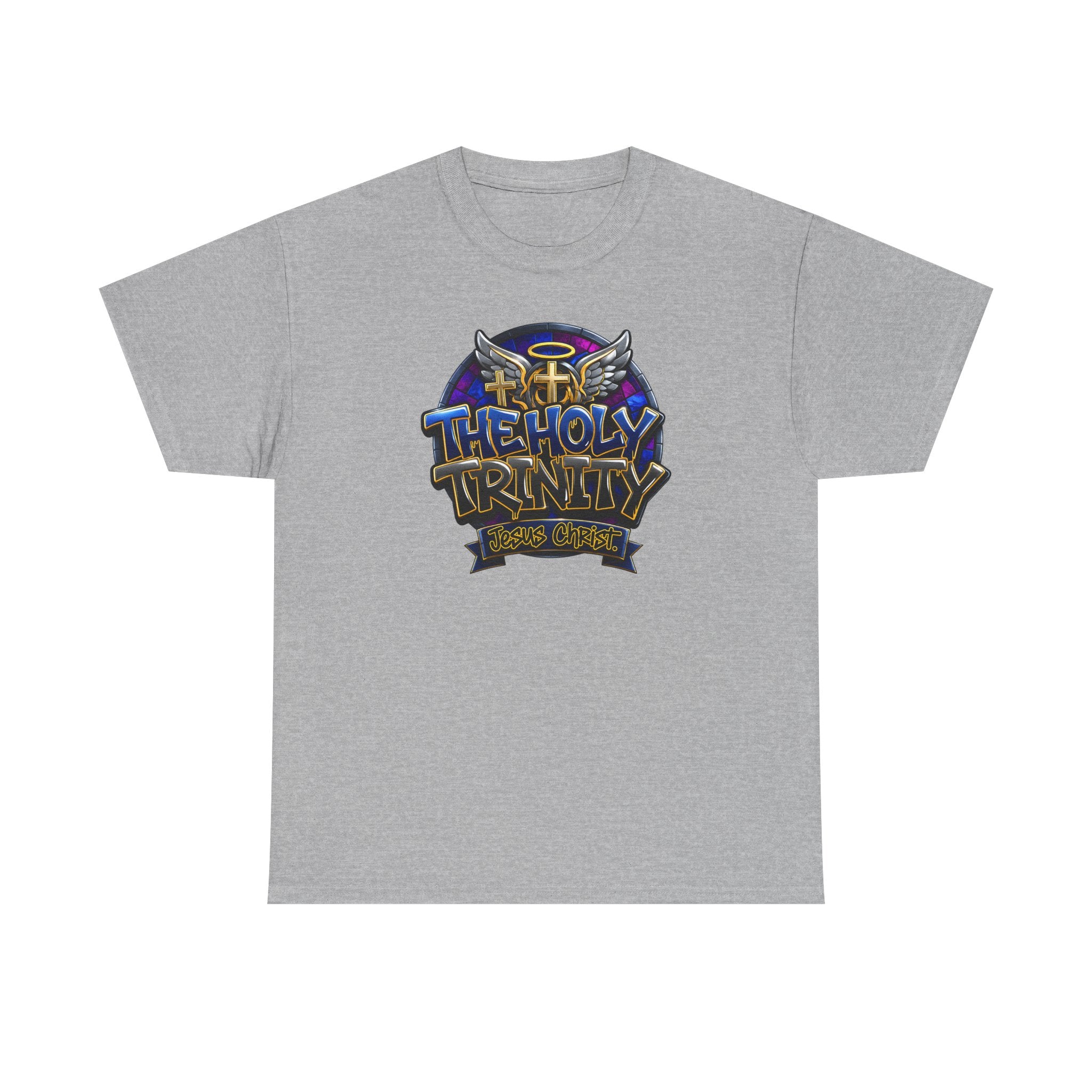 The Holy Trinity Tee — Christian Faith Graphic T-Shirt