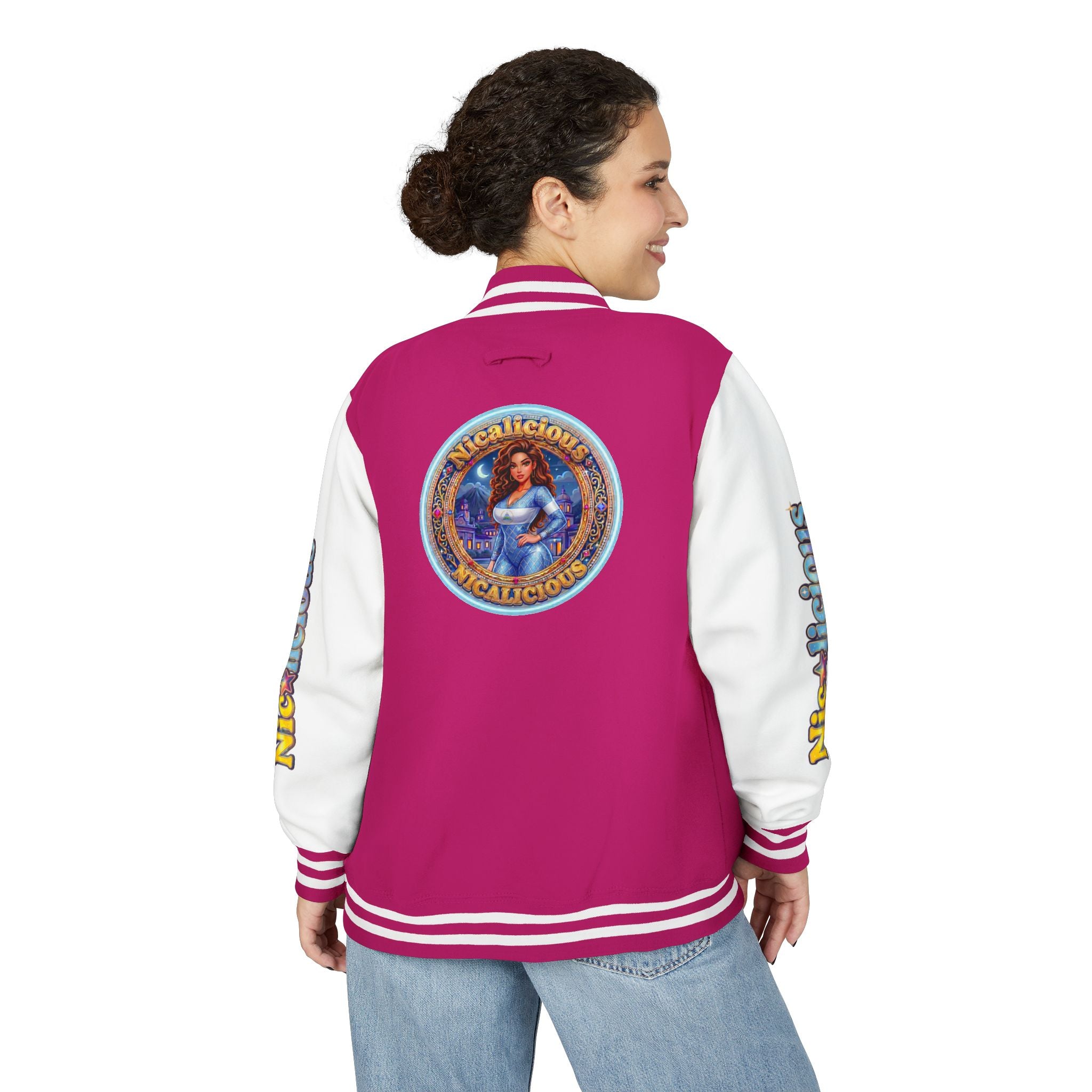 "Nicalicious" Letterman Jacket — Retro Varsity Jacket