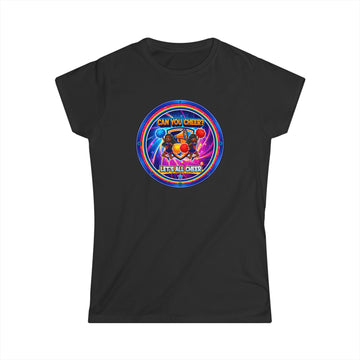 Can You Cheer? Let's All Cheer " Women's Tee — RetroCheers Graphic