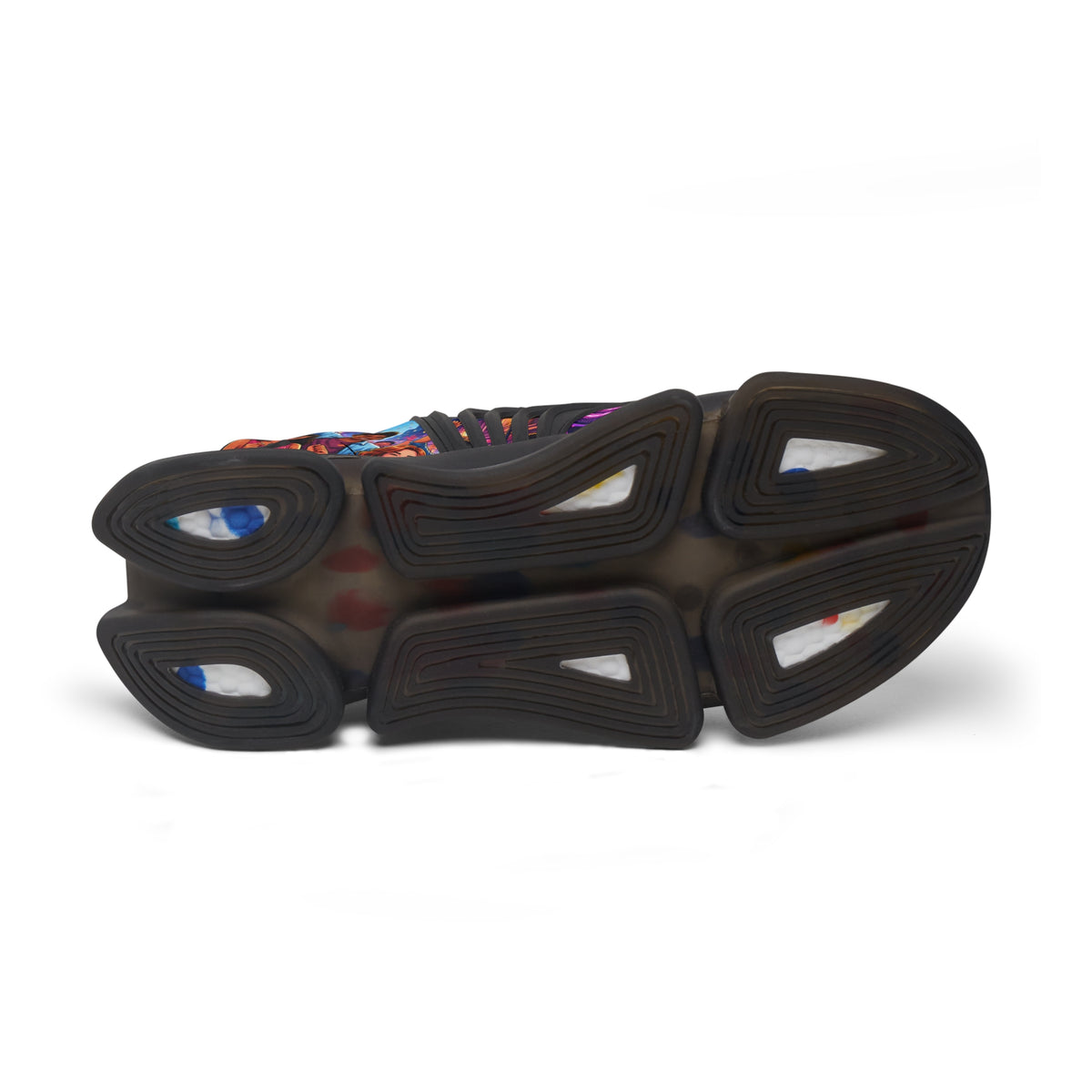 Women’s Mesh Sneakers — Colorful 'Be Young Of Hearts of the Night' Graphic Athletic Shoes