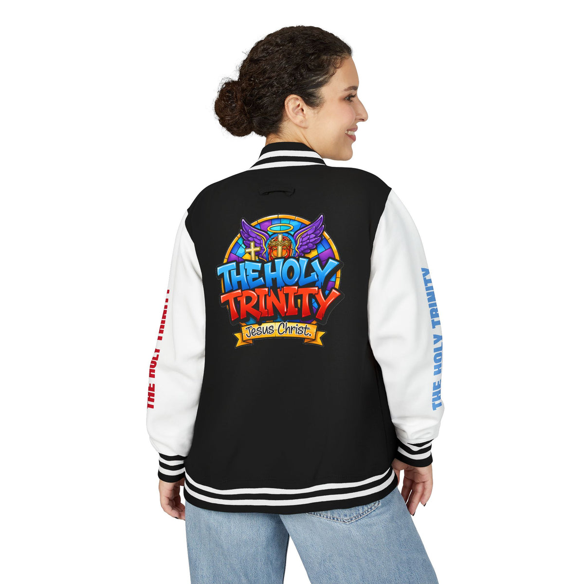 Letterman Jacket — "The Holy Trinity" Christian Varsity Jacket