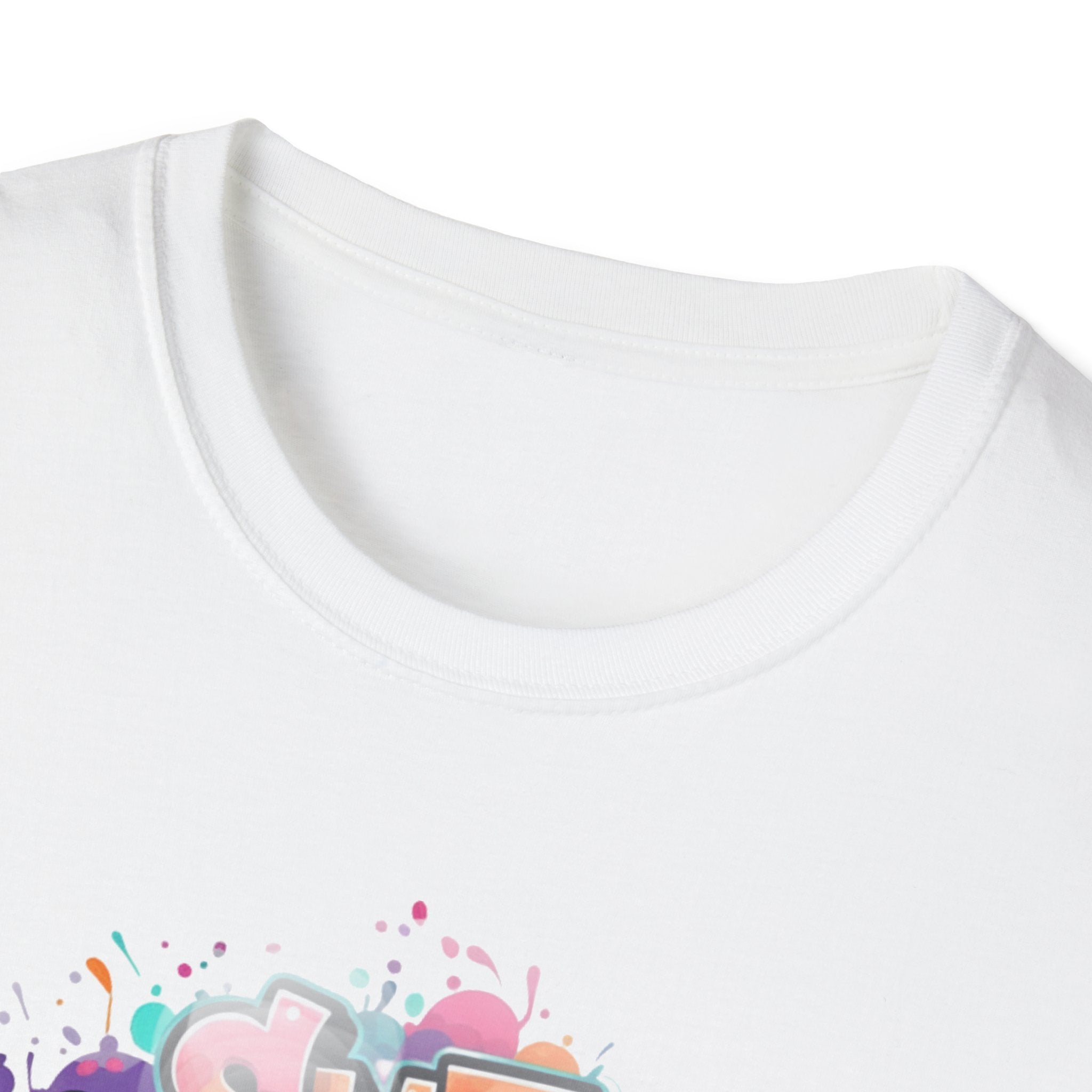 She Beat the Case Graphic T-Shirt — Colorful Graffiti Survivor Tee