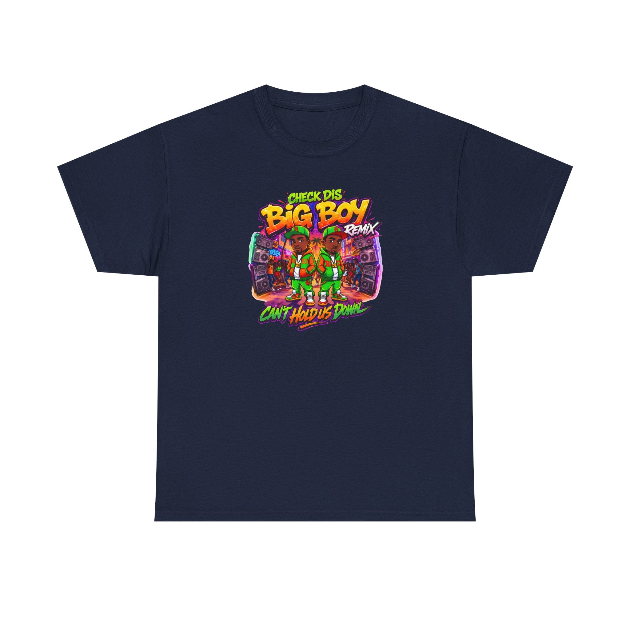 T-Shirt — " Check Dis Big Boy Remix" Retro Arcade Graphic Tee