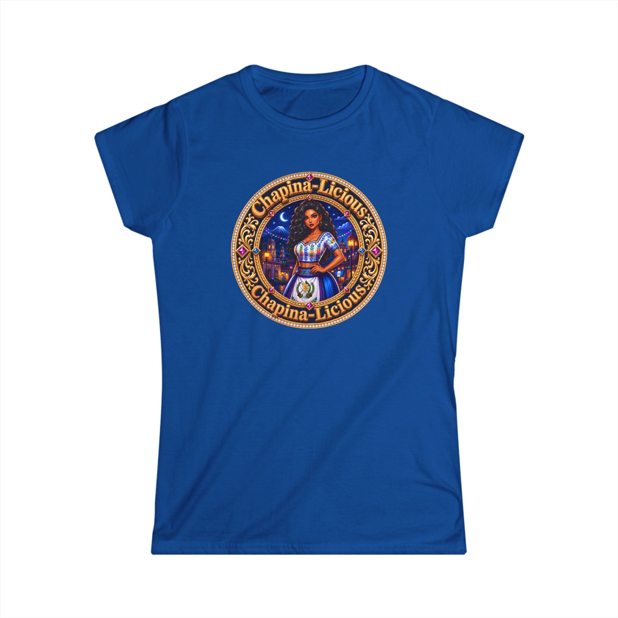 Vintage "Chapina-Licious" Graphic Tee — Retro Latin Heritage Women's Shirt