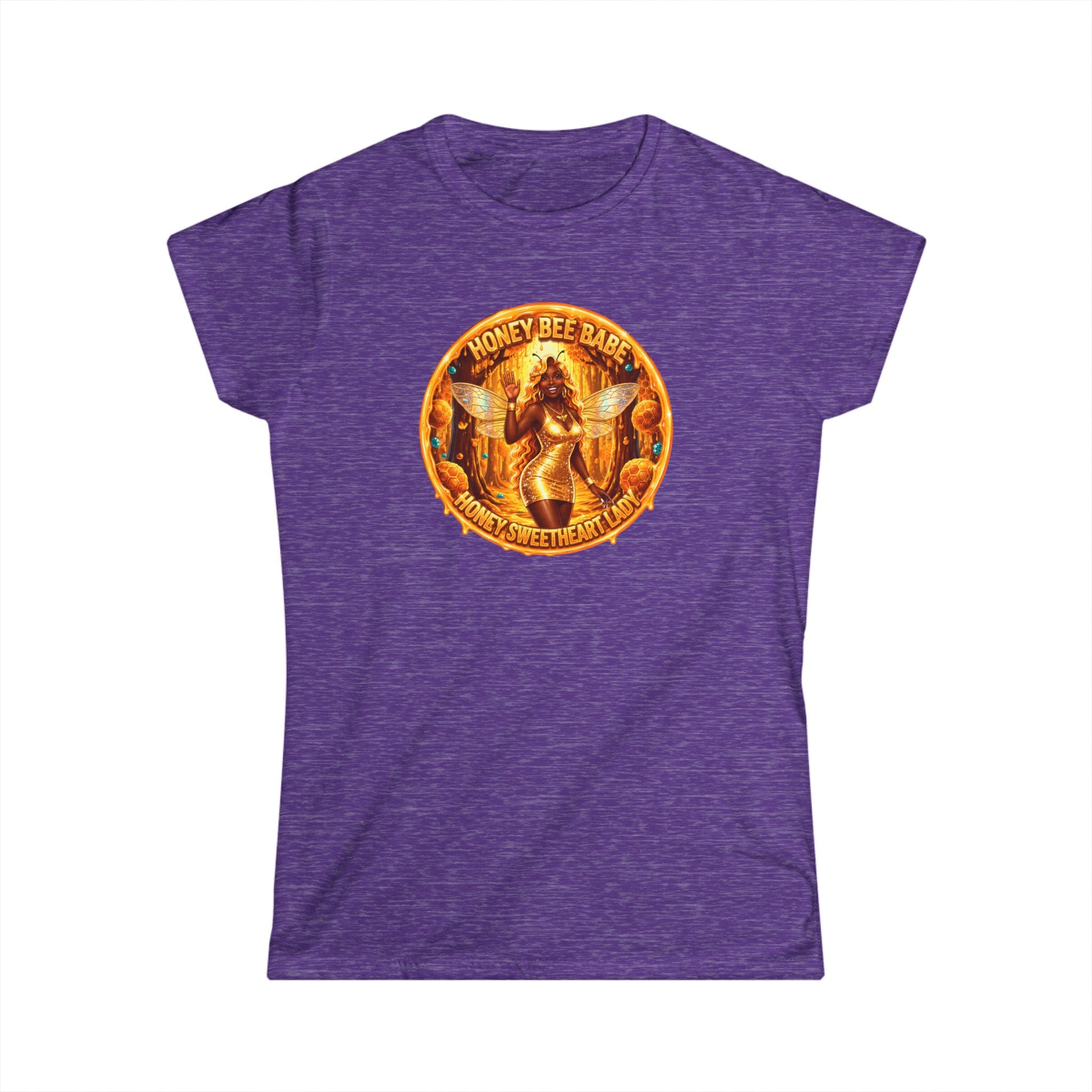 "Honey Bee Babe" Women's Tee — Vintage Beekeeper Graphic