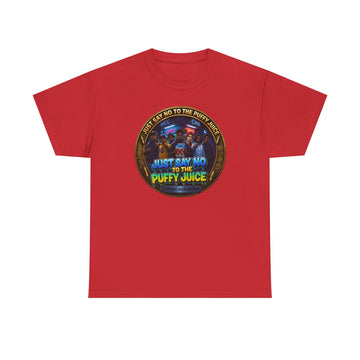 "Just Say No to the Puffy Juice "Tee – Anti-Party Vintage Graphic T-Shirt