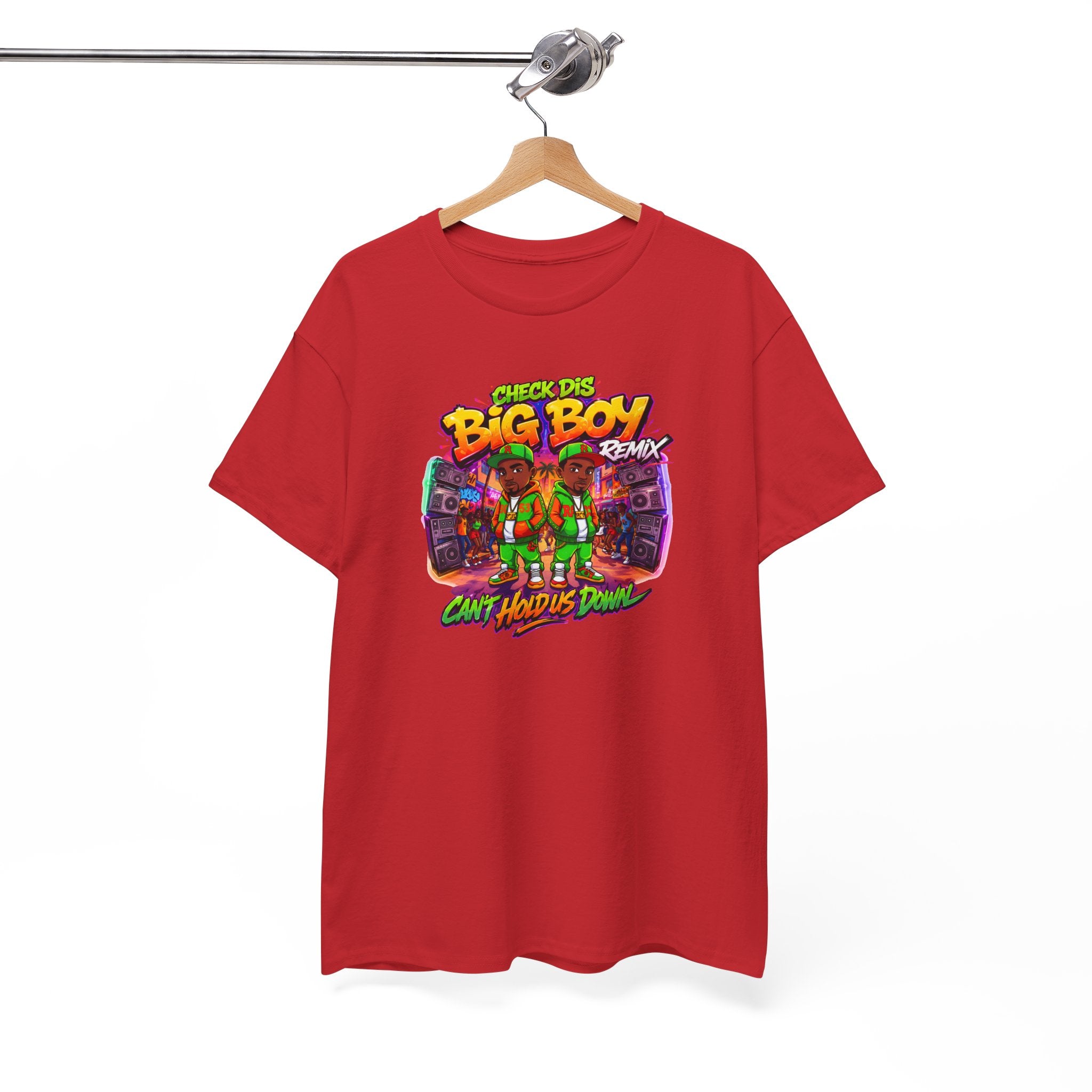 T-Shirt — " Check Dis Big Boy Remix" Retro Arcade Graphic Tee