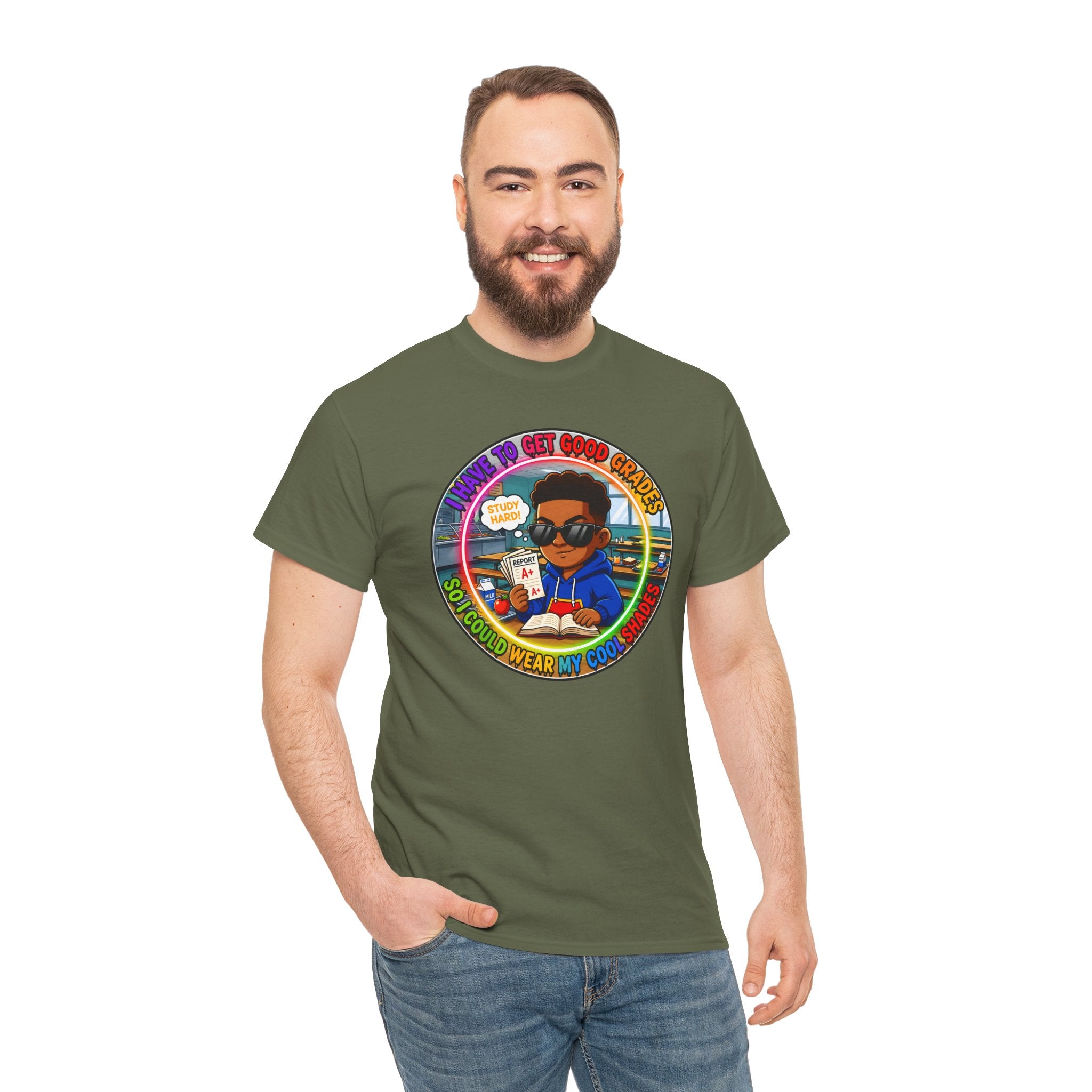 Retro 'I Have To Get Good Grades' Graphic Tee