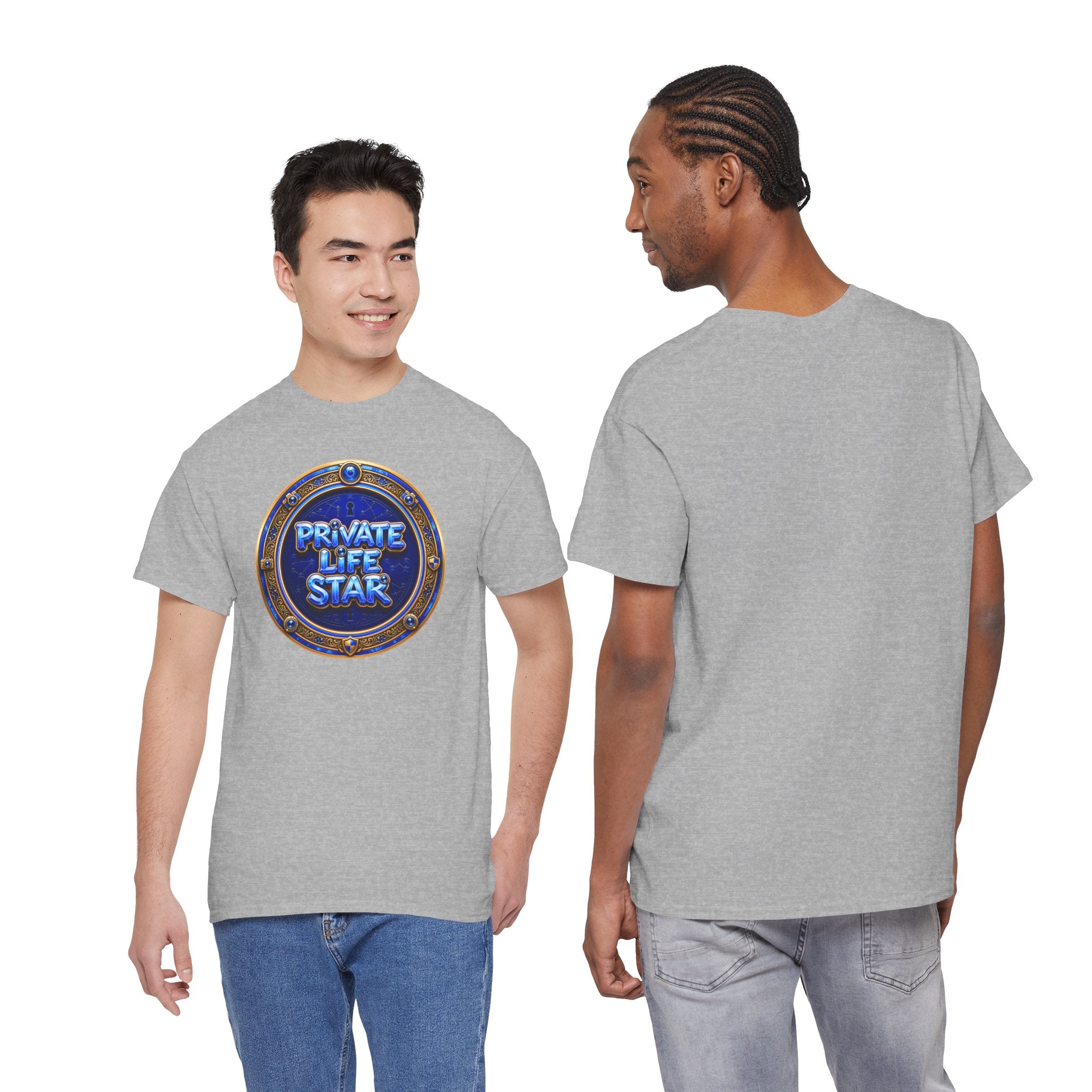 "Private Life Star" T-Shirt — Retro Badge Graphic Tee