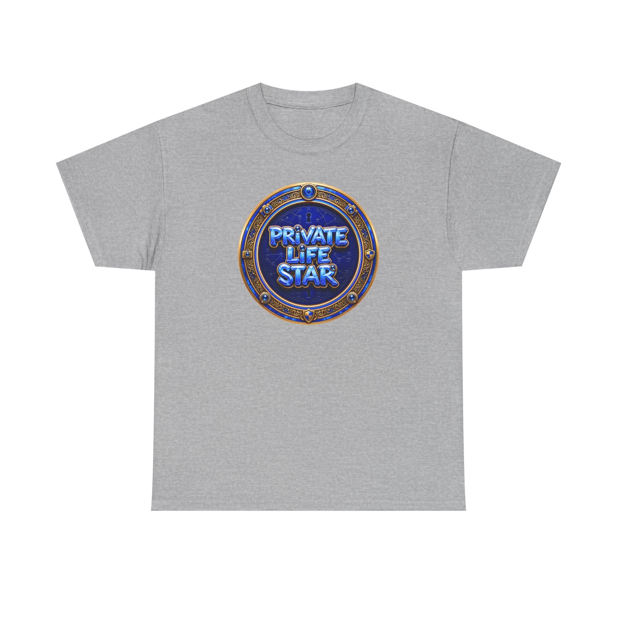 "Private Life Star" T-Shirt — Retro Badge Graphic Tee