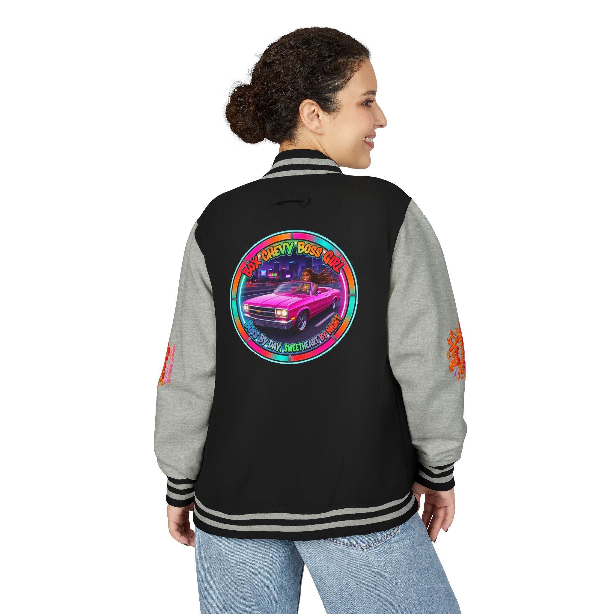 Letterman Jacket "Box Chevy Boss Girl"