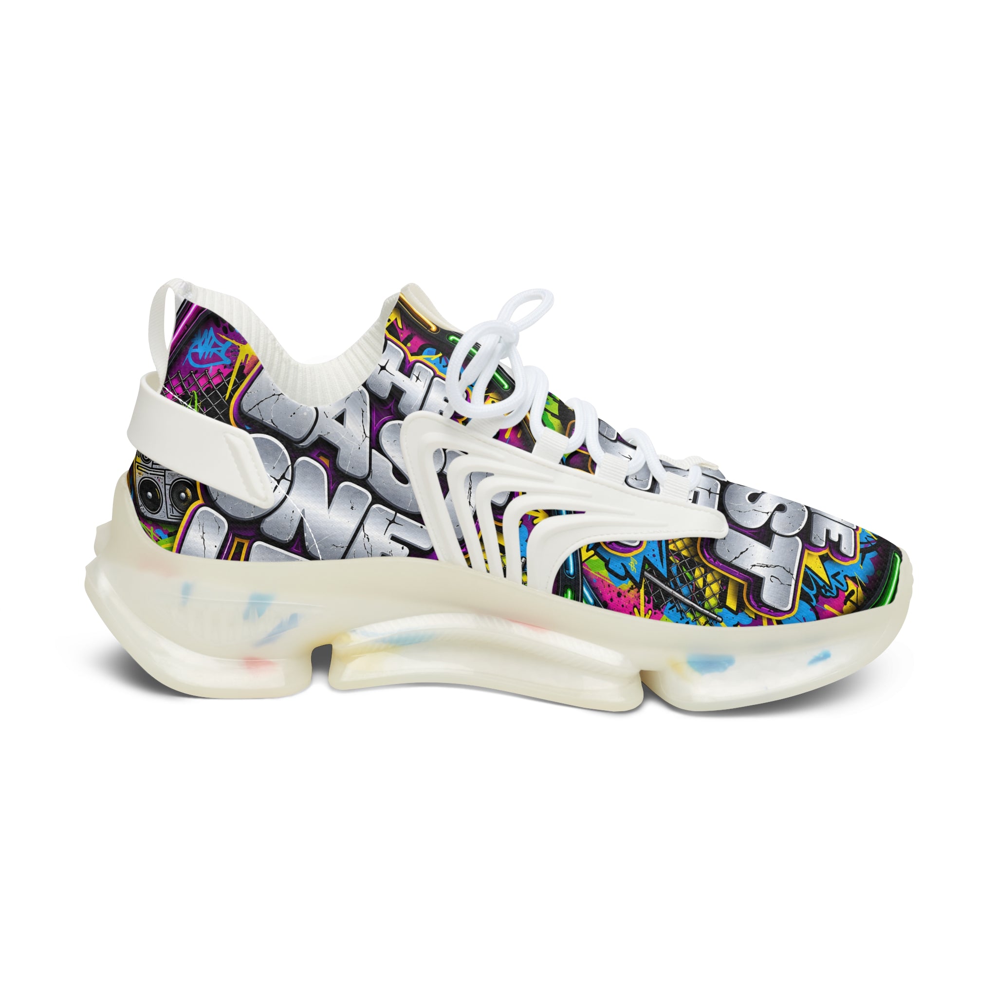 Graphic Mesh Sneakers — "The Last One" Bold Streetwear Trainers