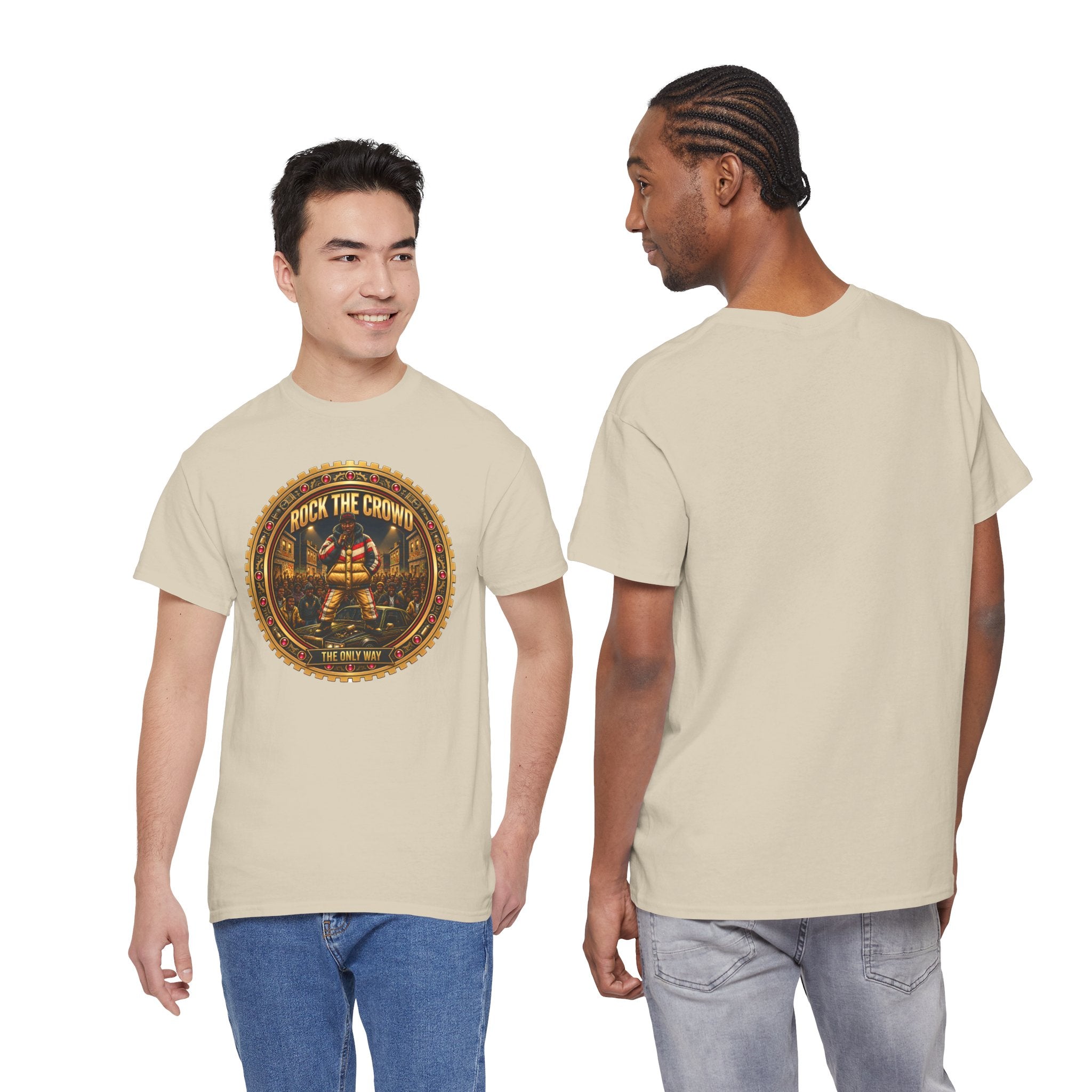 "Rock the Crowd" Tee — Vintage Concert Graphic Shirt