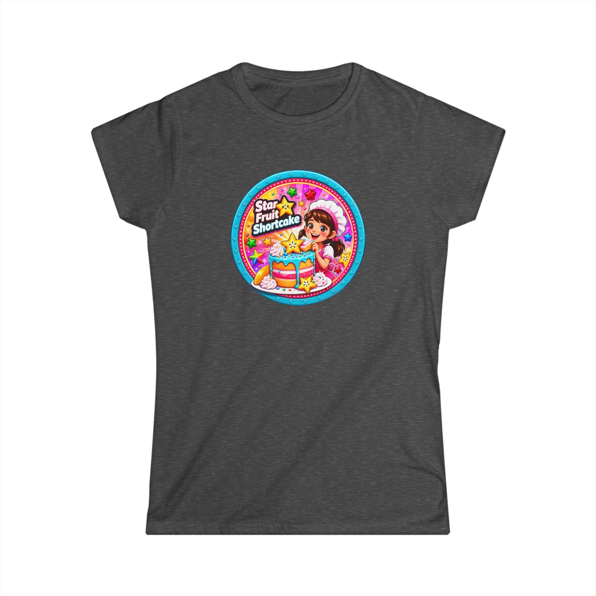 "Fruit Shortcake" Graphic Tee —  Retro Circle Design