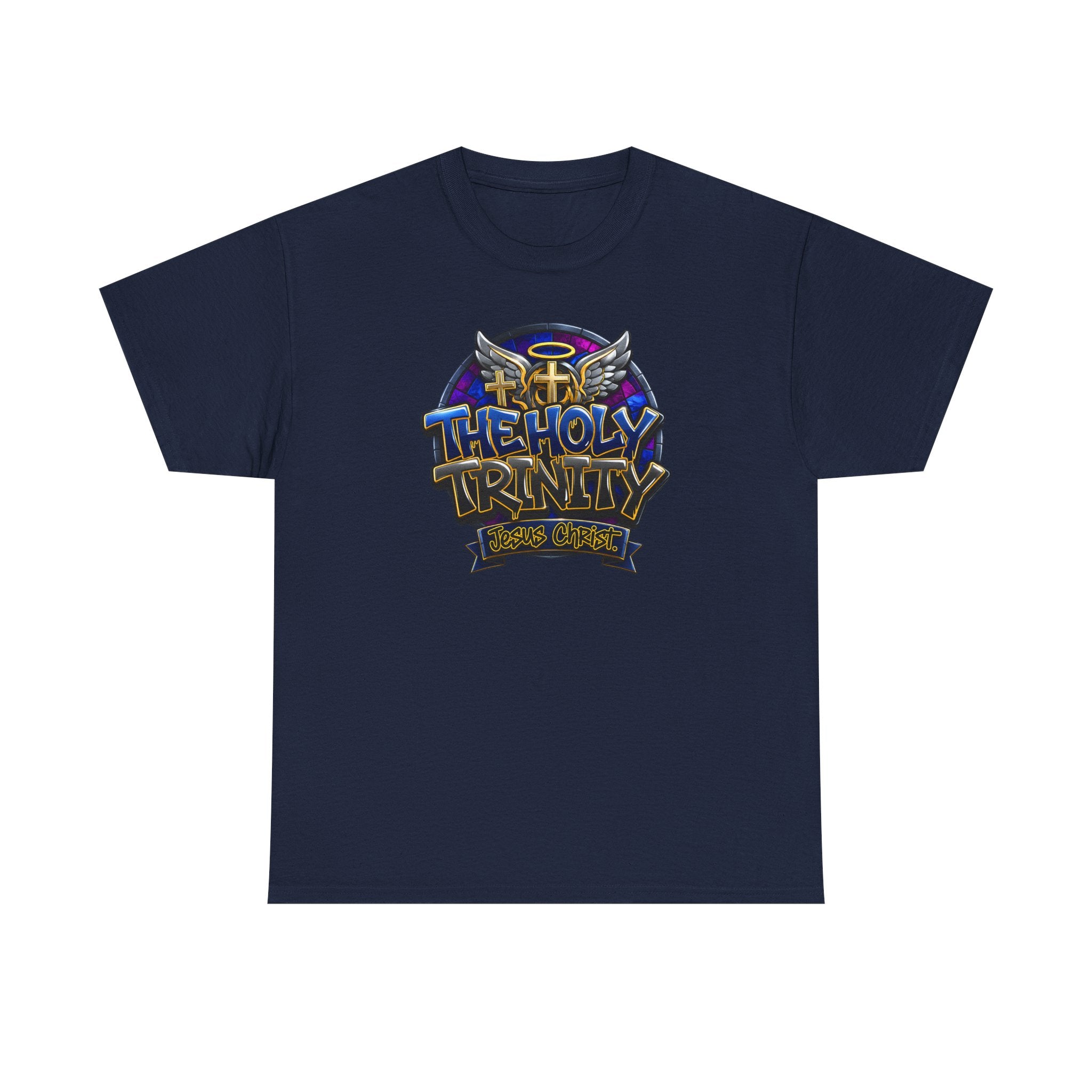 The Holy Trinity Tee — Christian Faith Graphic T-Shirt