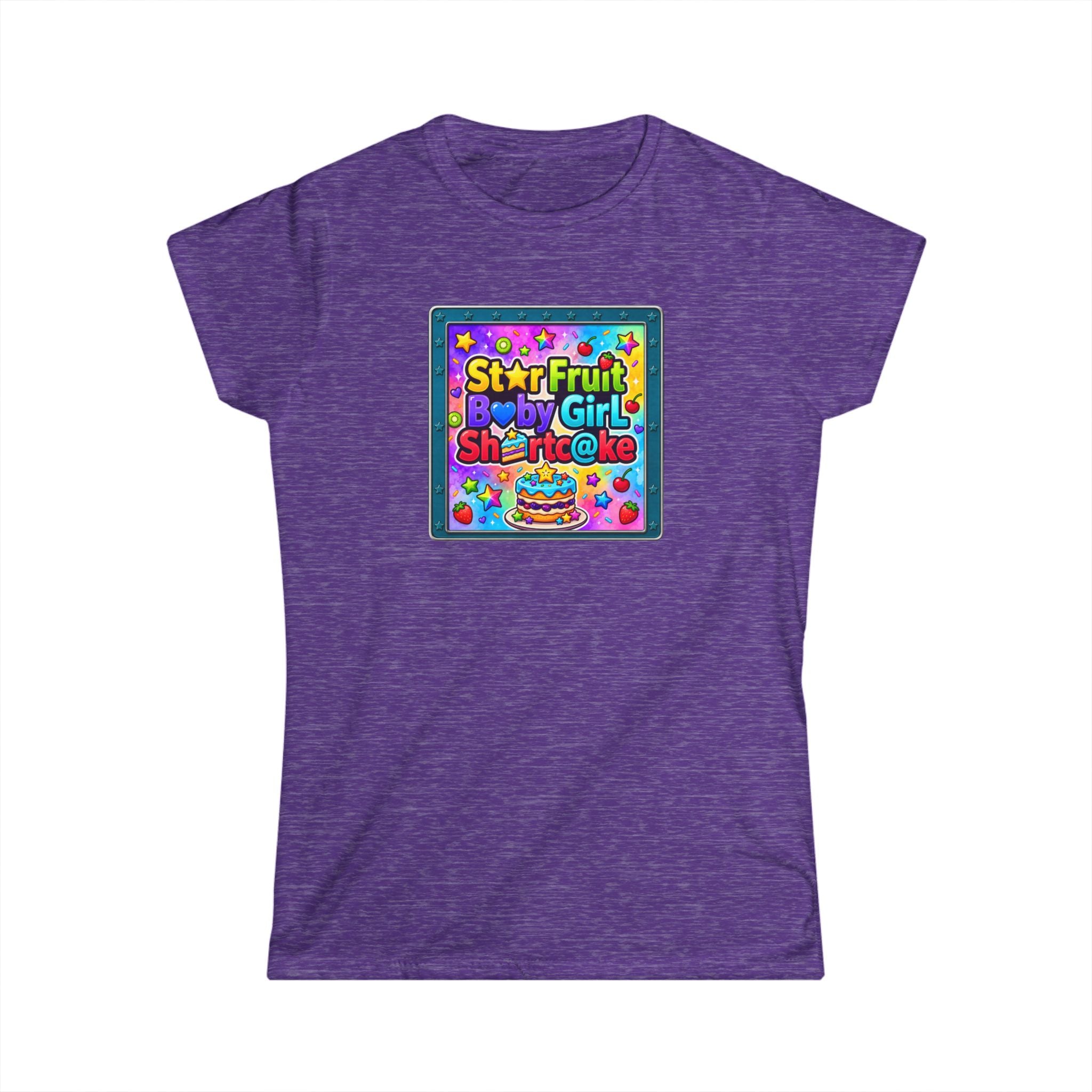 "Star Fruit Baby Girl" Tee — Colorful Starfruit Graphic T-Shirt