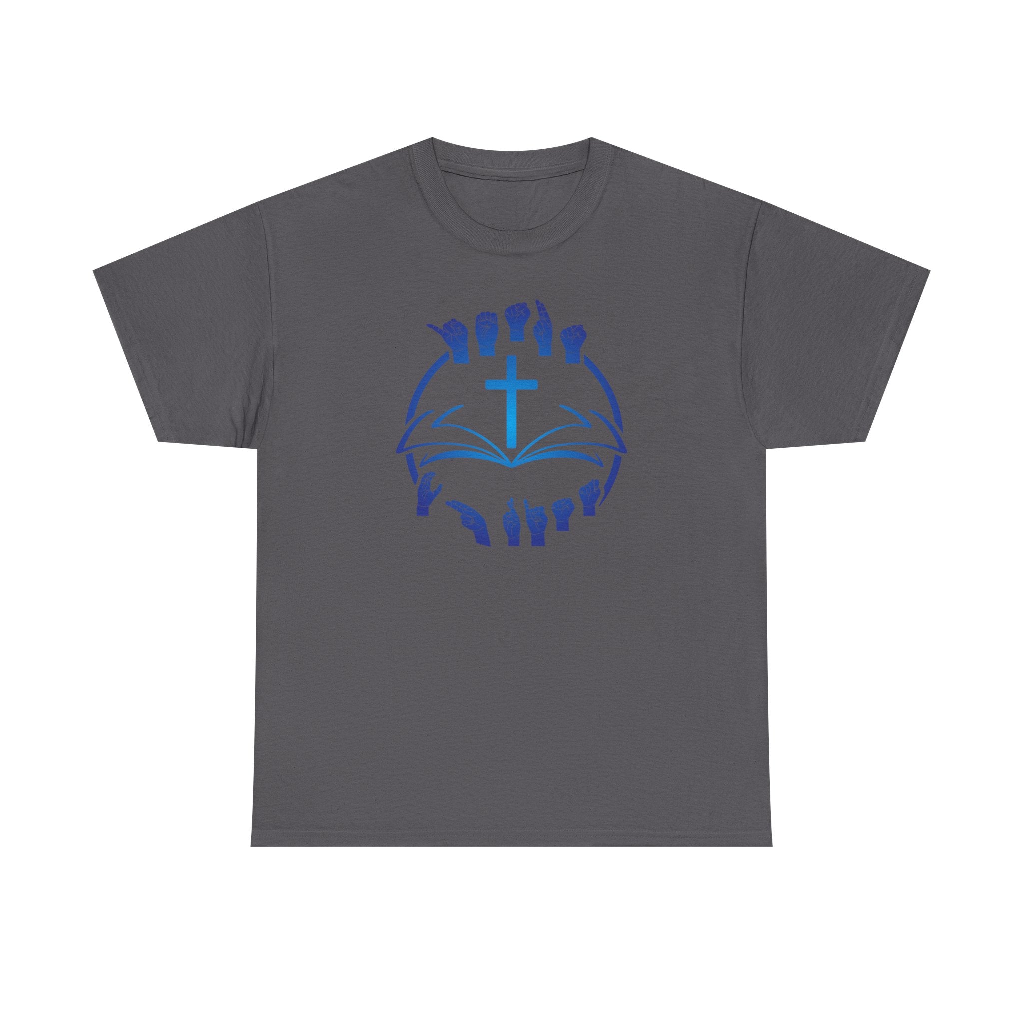 "Christian Bible Cross Sign Language "T-Shirt — Faith Prayer Hands Tee