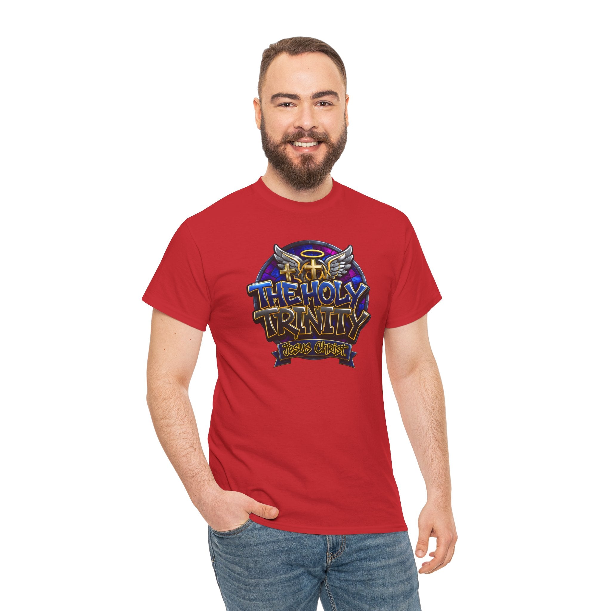 The Holy Trinity Tee — Christian Faith Graphic T-Shirt