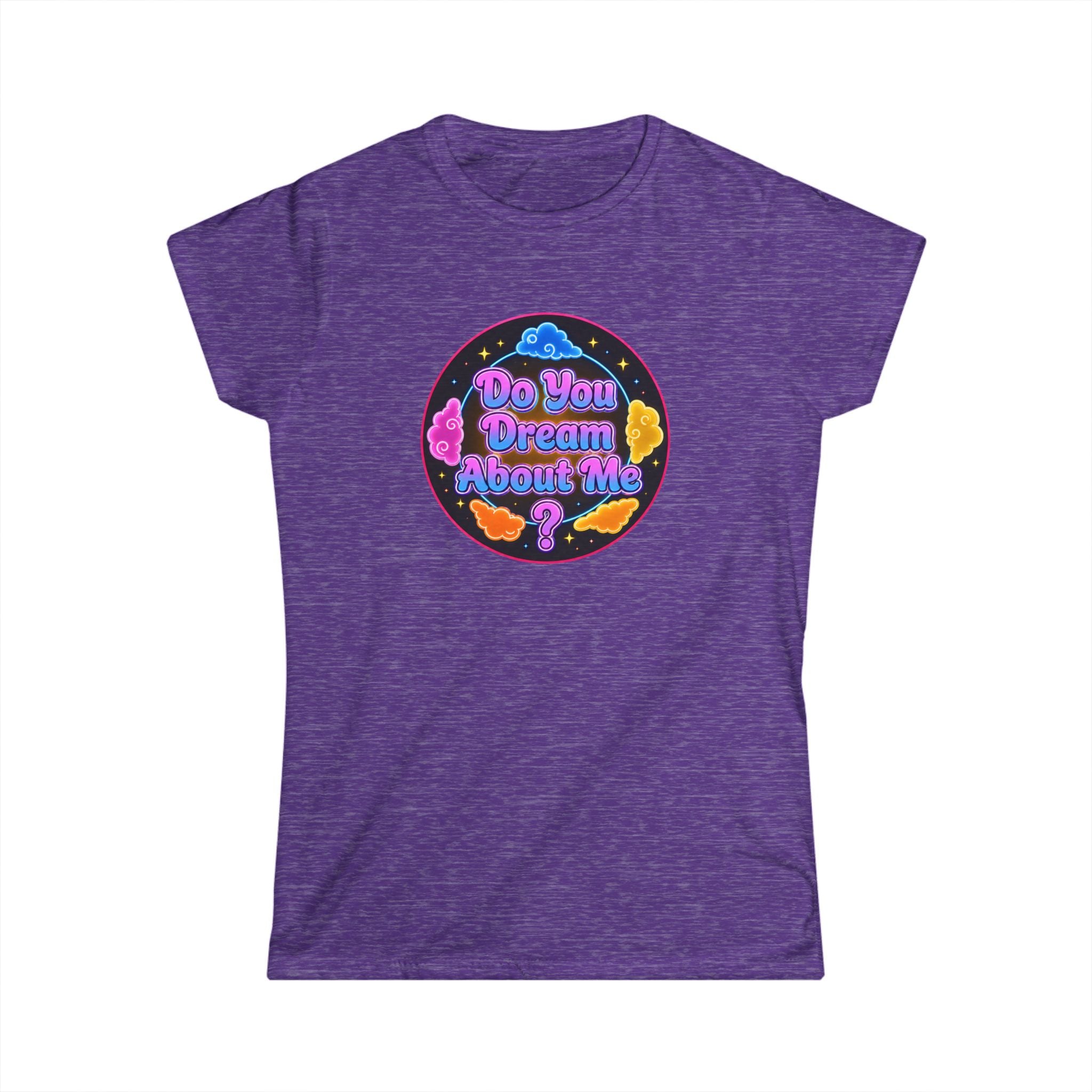 "Do You Dream About Me?" Women's Tee — Retro Neon Butterfly Graphic