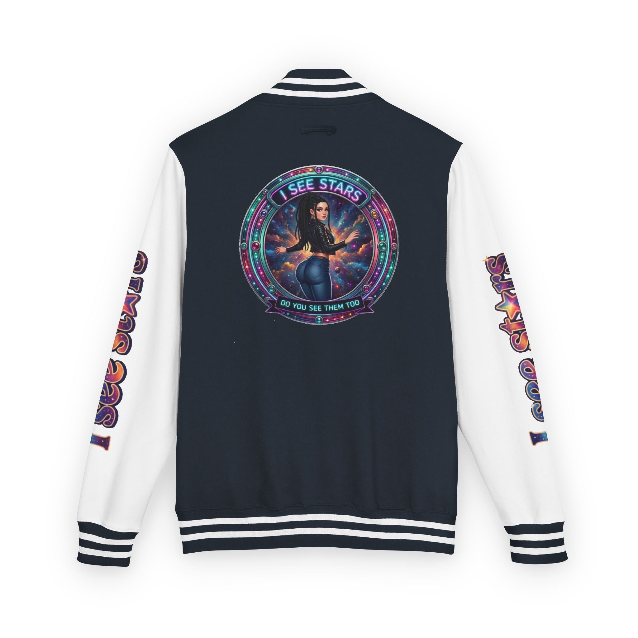 Heavyweight Letterman Jacket "I See Stars"